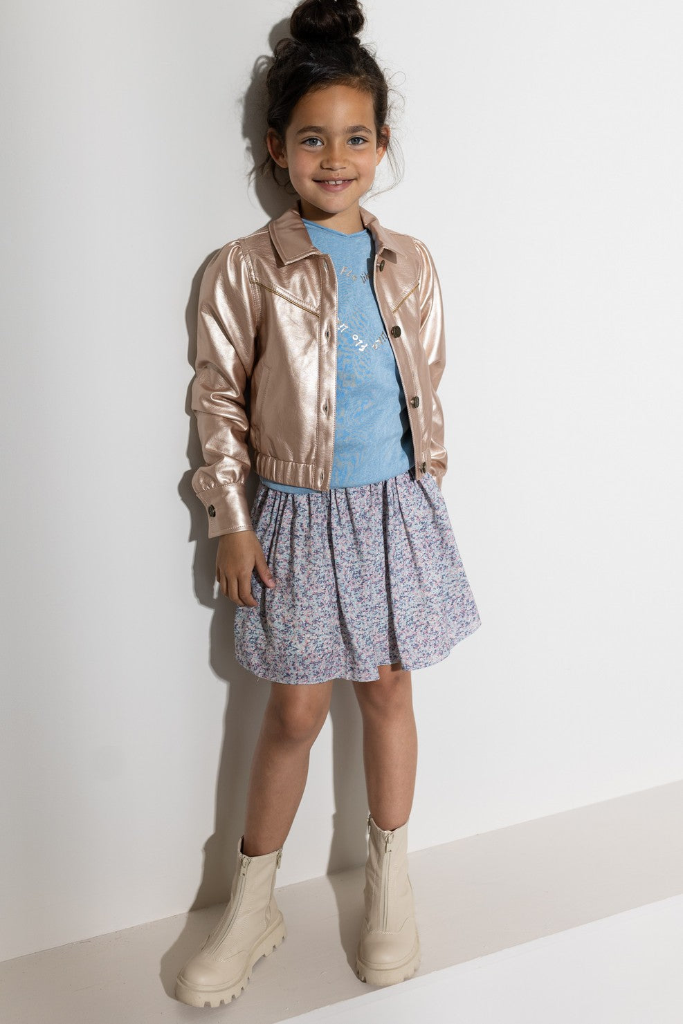 Like Flo girls AOP small flower skirt - mooiemerken.nl