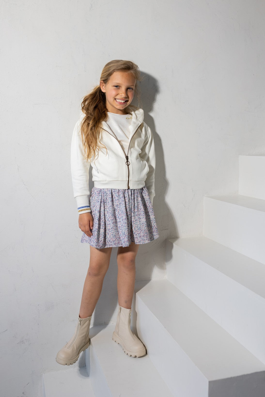 Like Flo girls AOP small flower skirt - mooiemerken.nl