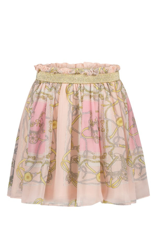 Like Flo girls chiffon AOP scarf skirt - mooiemerken.nl