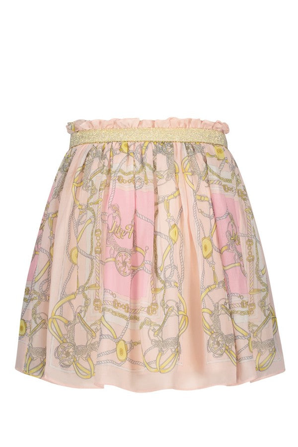 Like Flo girls chiffon AOP scarf skirt - mooiemerken.nl