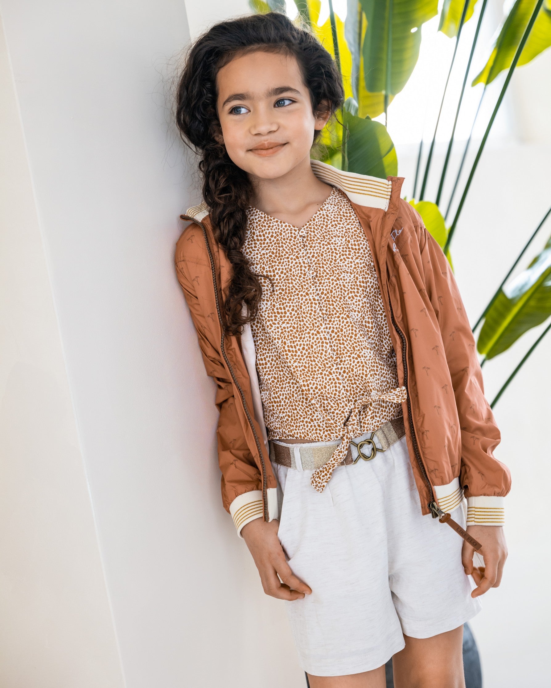 Like Flo girls AO dot knotted blouse - mooiemerken.nl