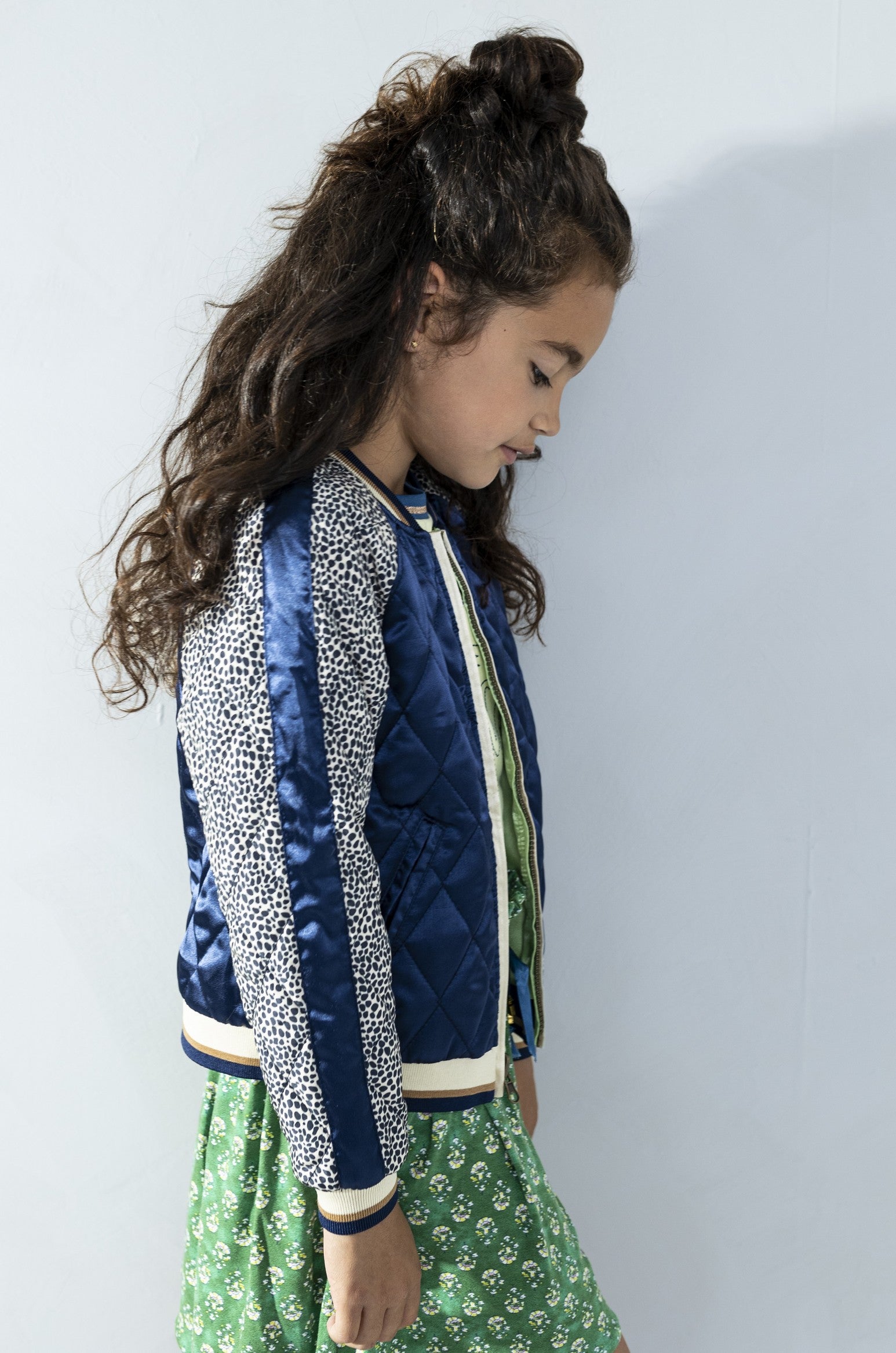 Like Flo girls satin bomber reversible - mooiemerken.nl