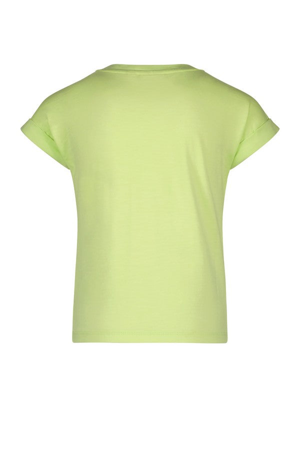 Like Flo girls slub jersey tee elastic hem - mooiemerken.nl