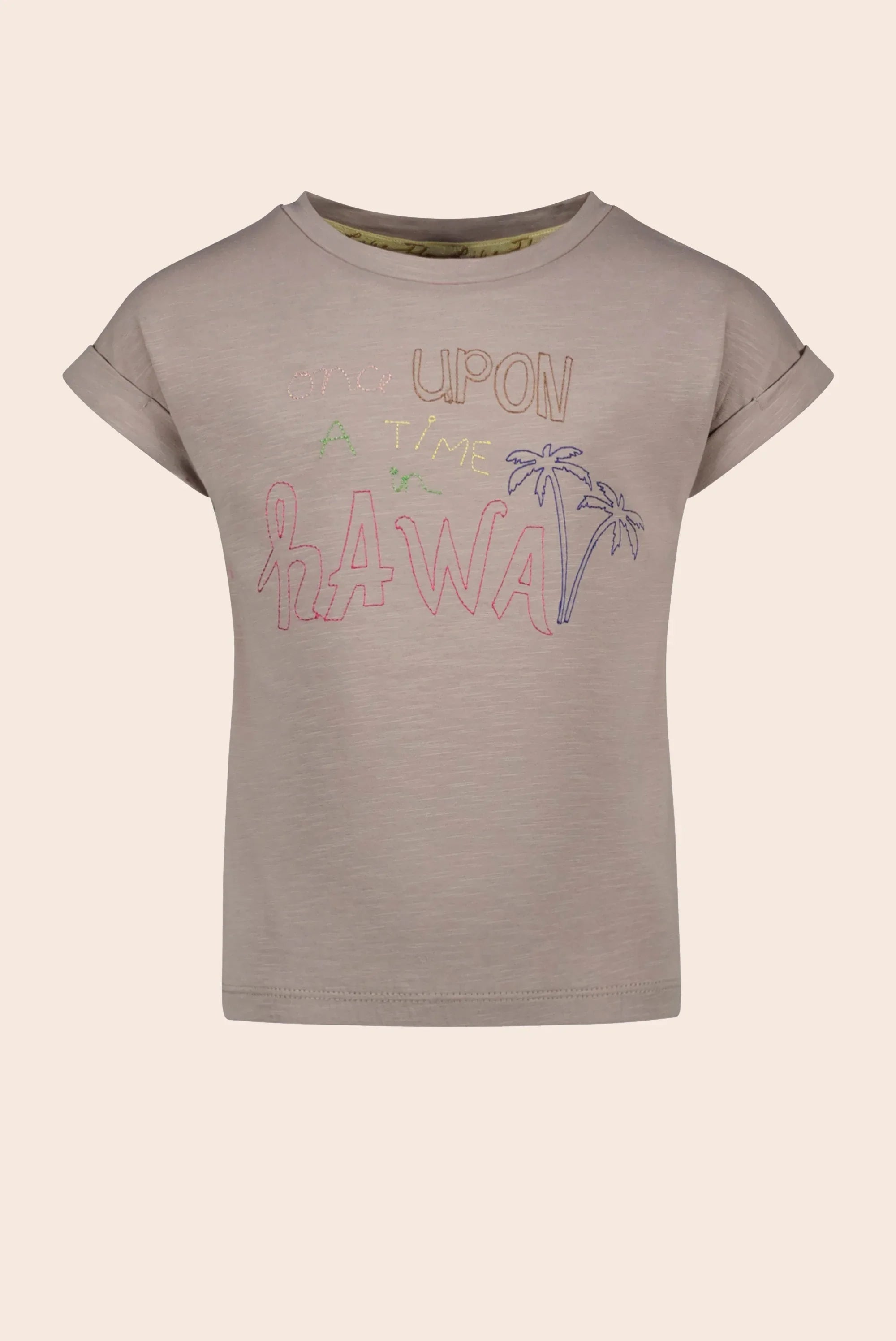 LikeFLO Flo Girls Slub Jersey Tee Elastic Hem - LikeFlo