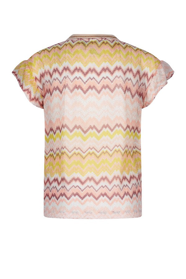 Like Flo girls zigzag ruffle top - mooiemerken.nl