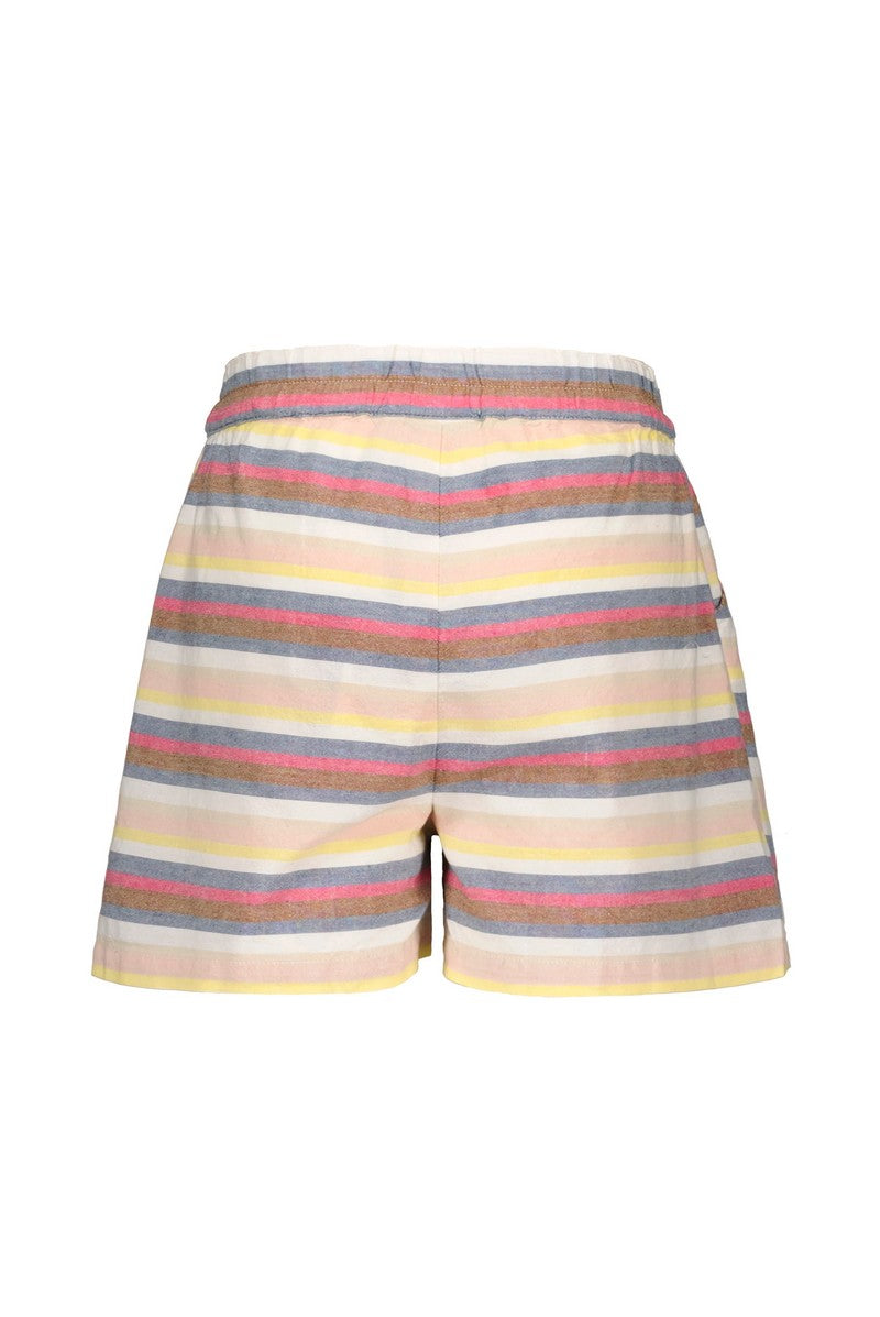 Like Flo girls YD linnen short + belt - mooiemerken.nl