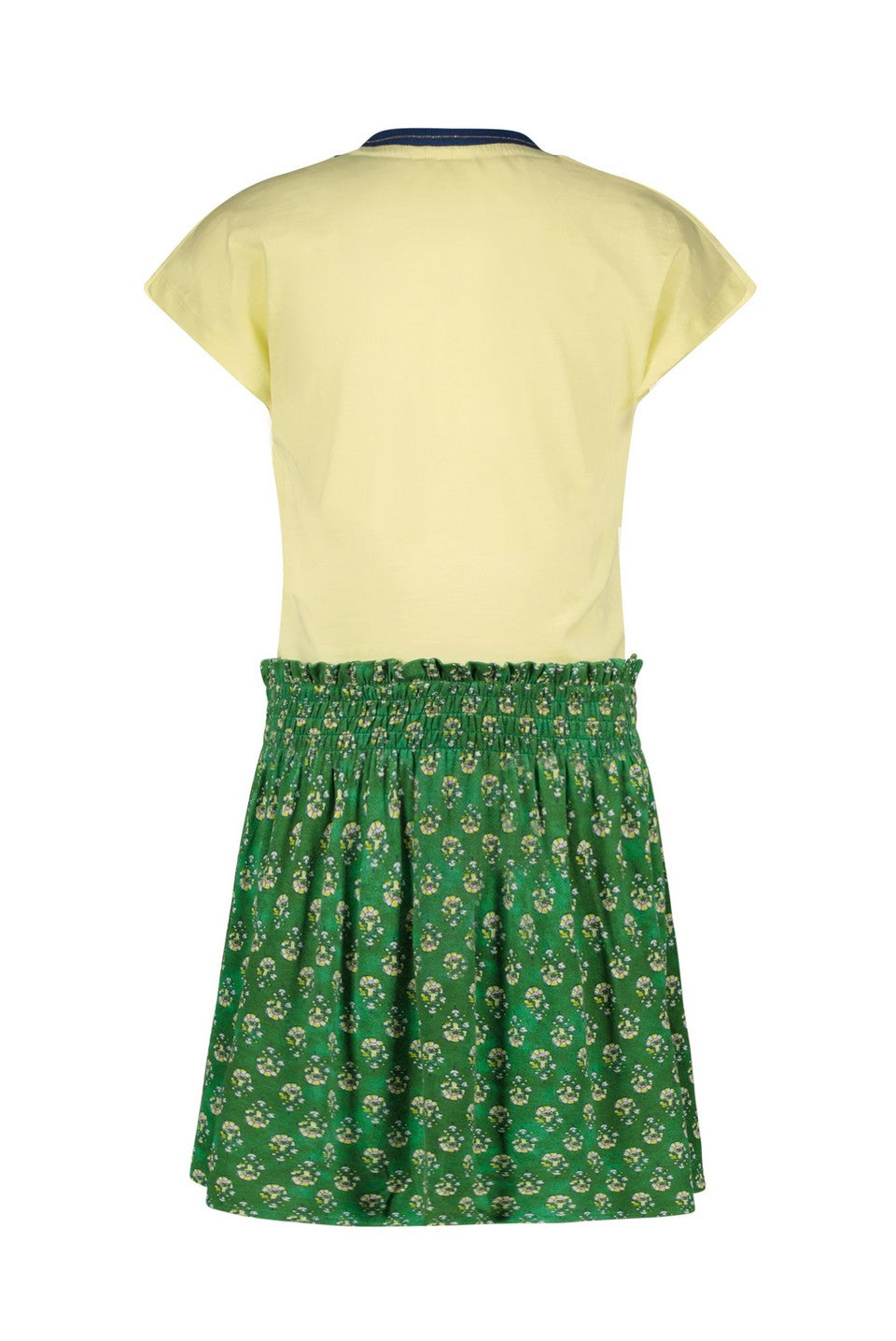 Like Flo girls crepe jersey dress with jersey top - mooiemerken.nl