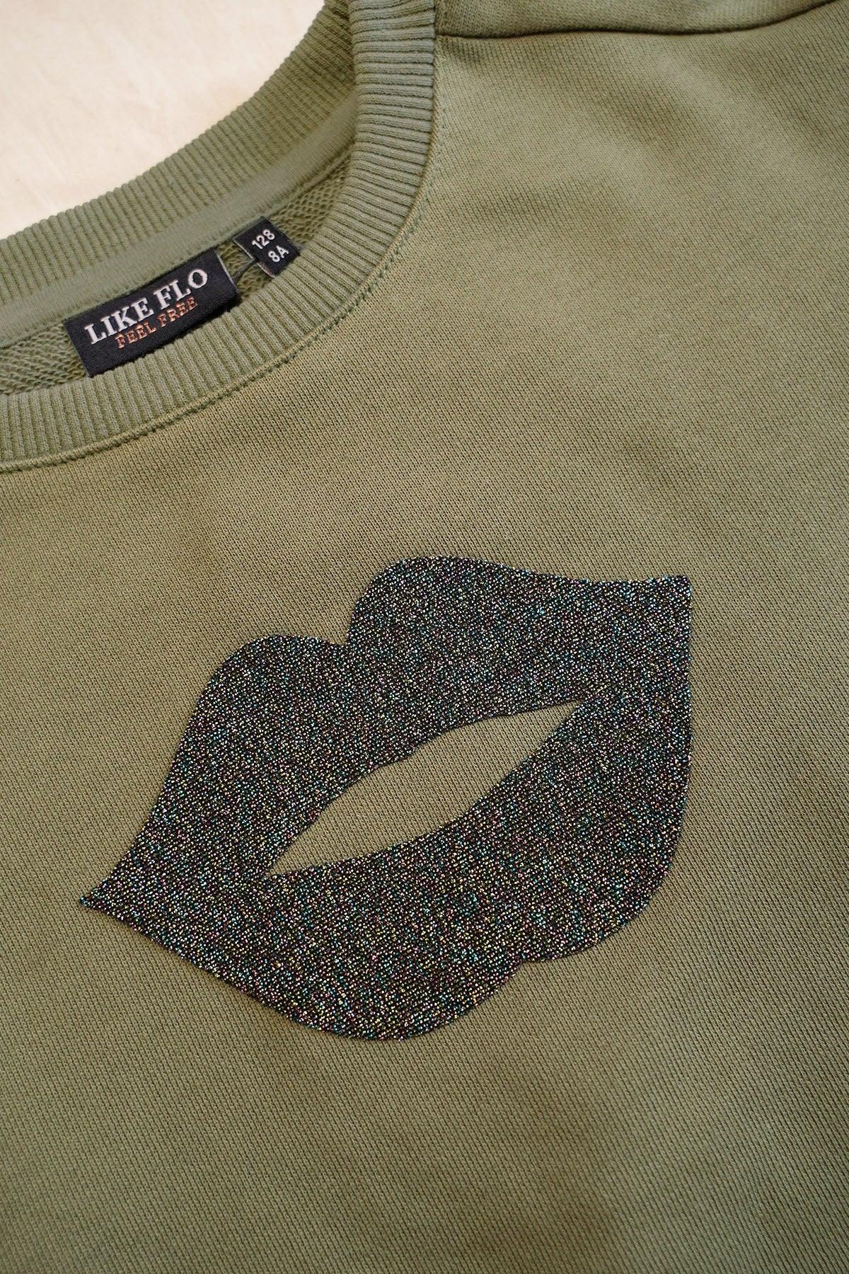 LikeFLO Sweater Donna Army - LikeFlo