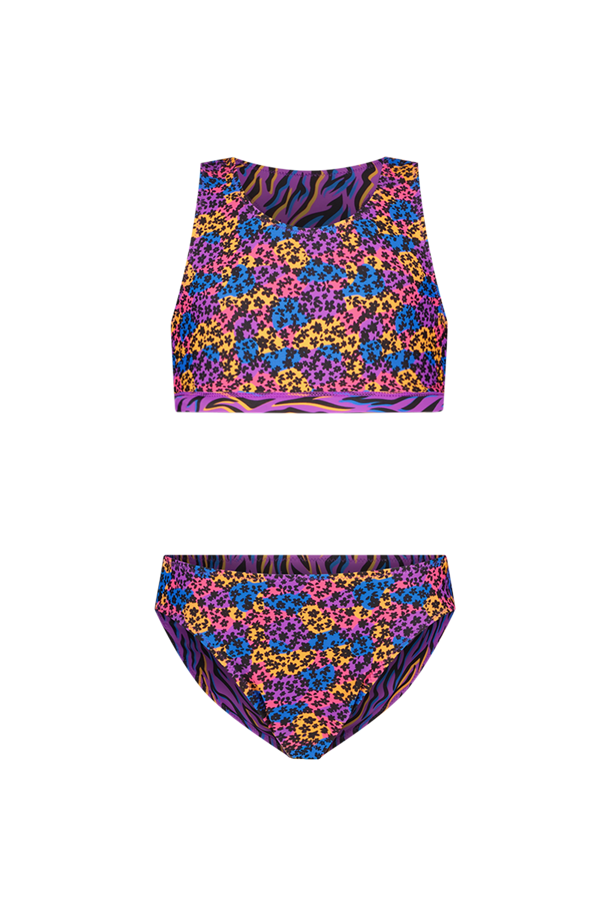 Inside out Just Beach girls bikini Funky Zebra