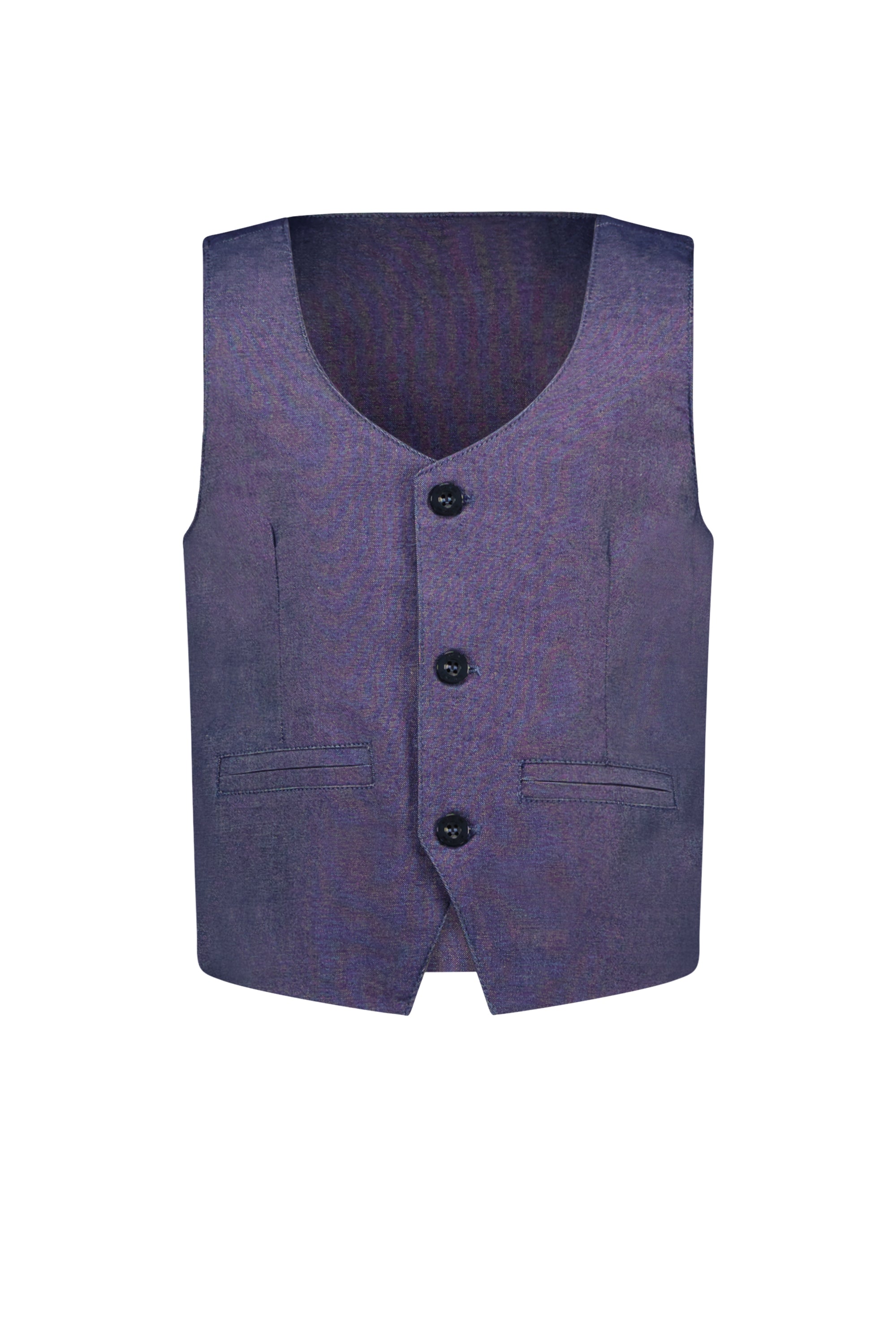 LE CHIC GARÇON chambray gilet - mooiemerken.nl