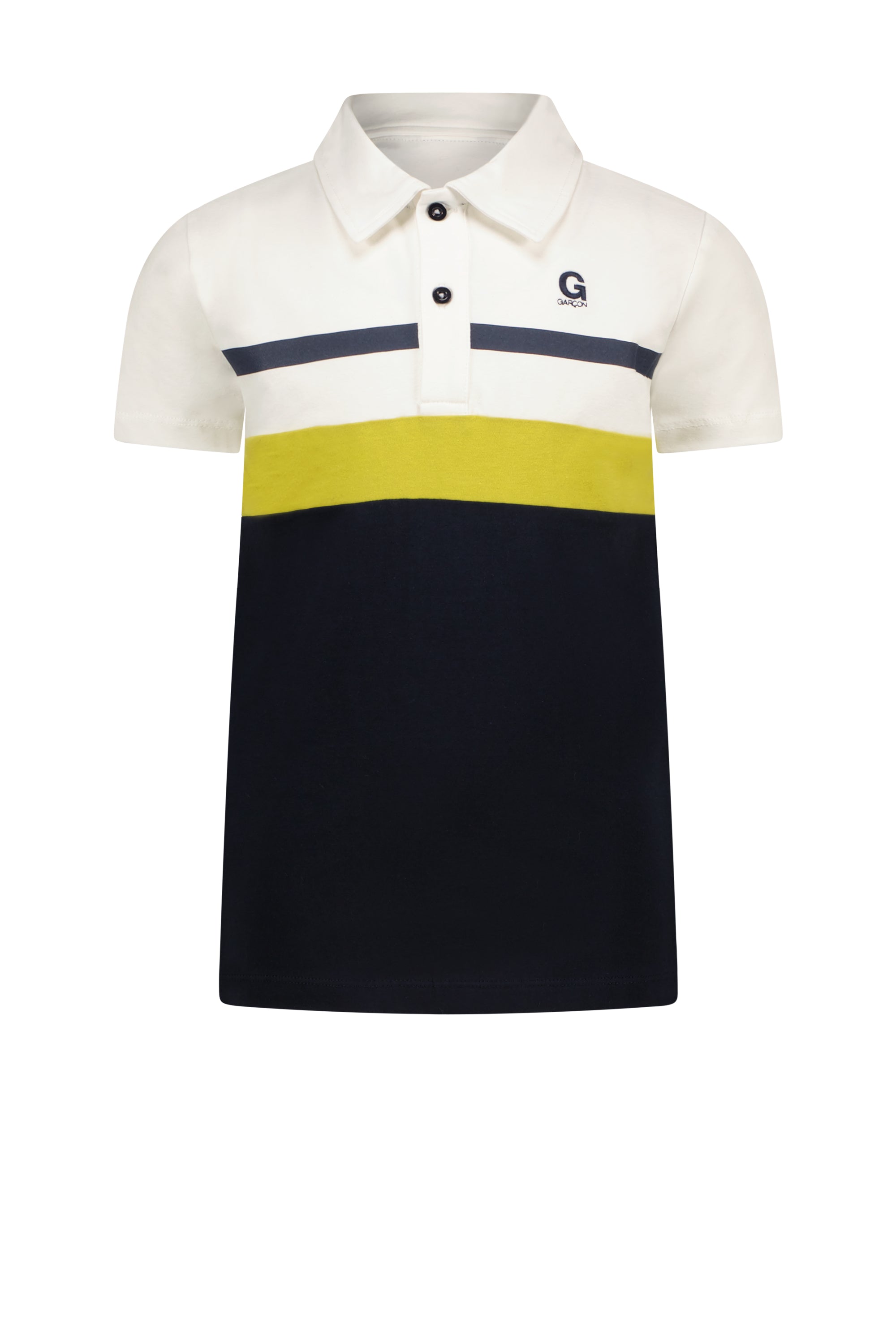 NEILY GARÇON chest-stripe polo - mooiemerken.nl