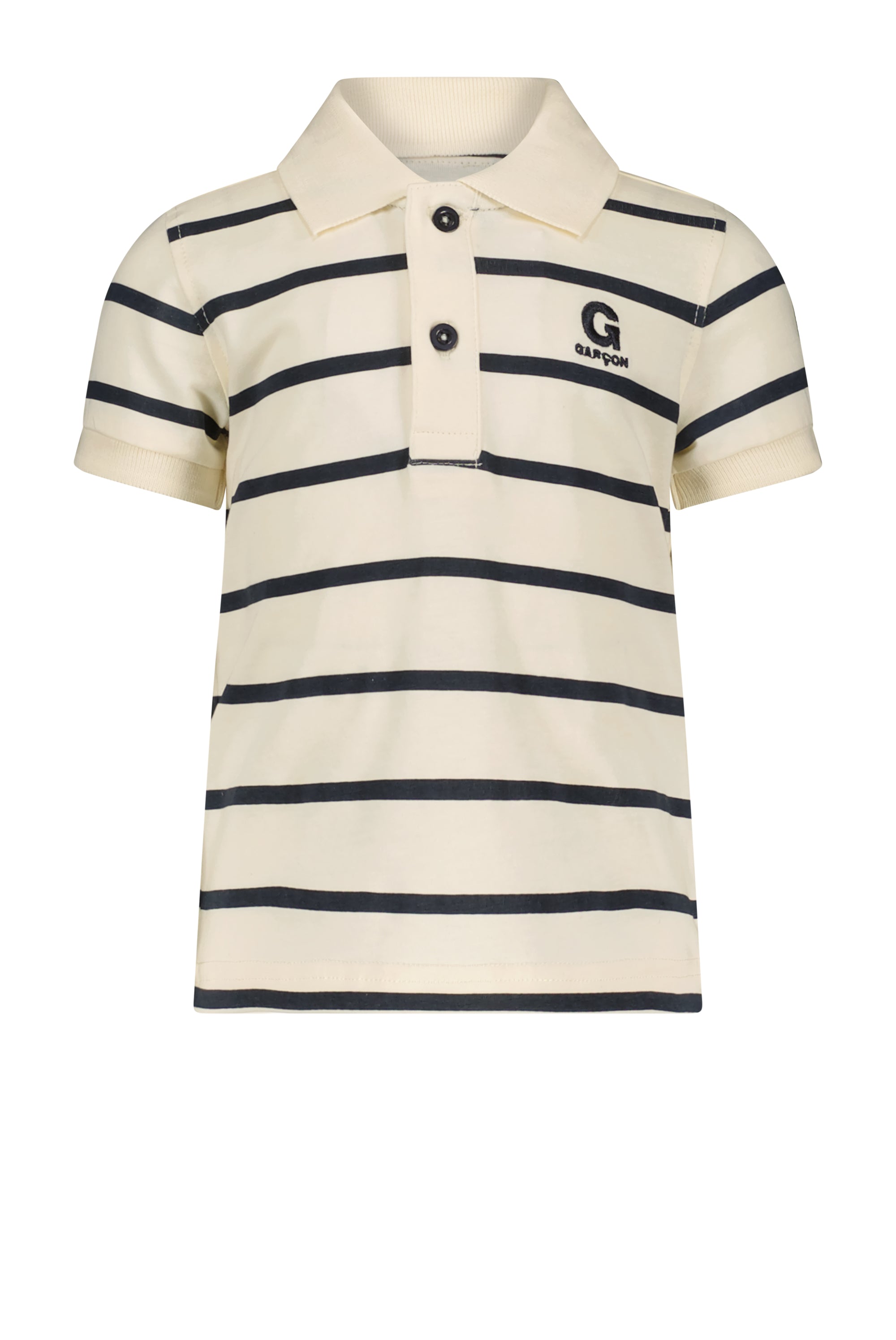 GARÇON striped polo Navy - mooiemerken.nl