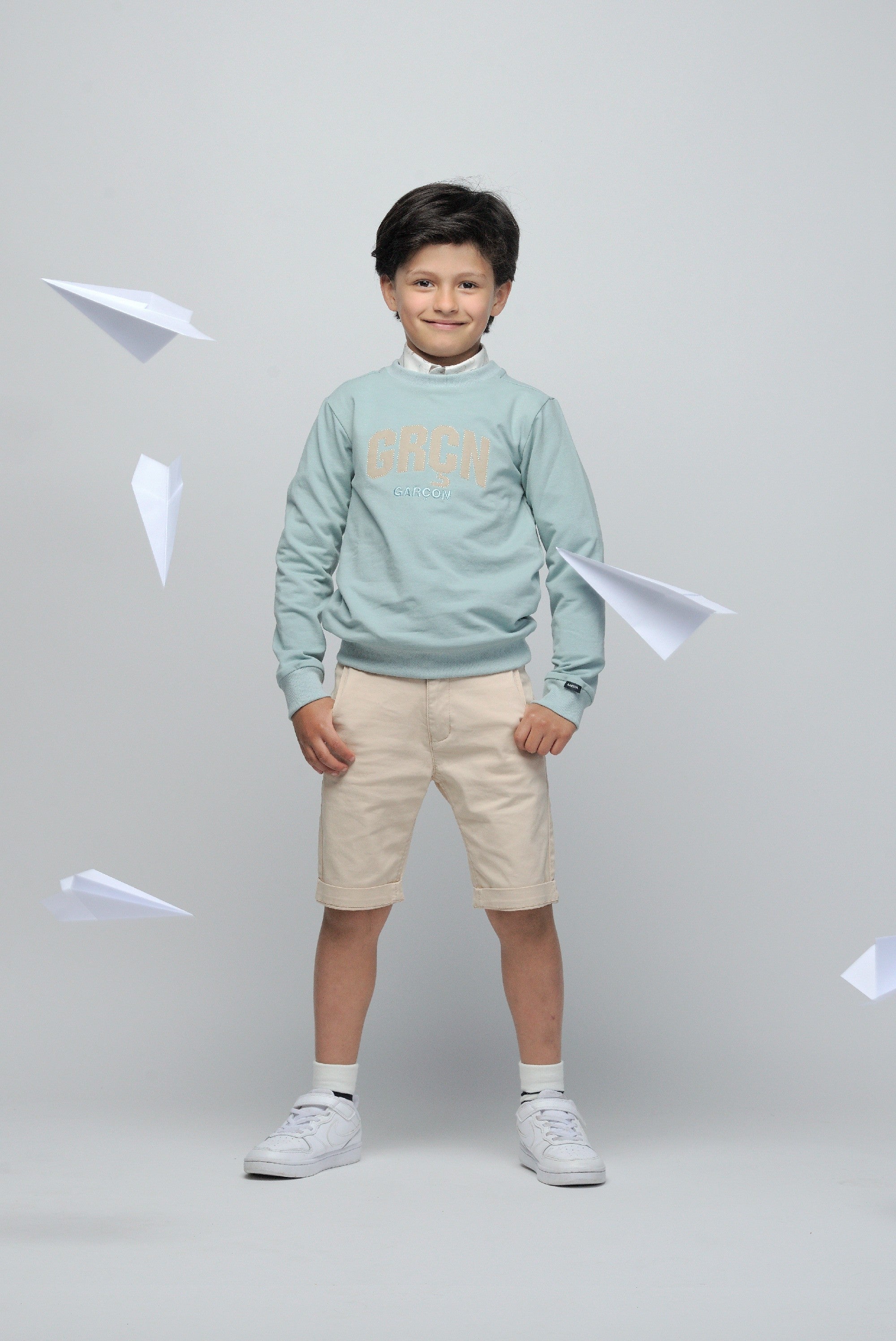 DRAKE Garçon twill shorts Sahara