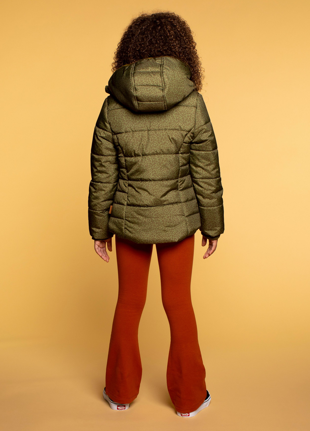 Gewatteerde Jas Met Klein Printje