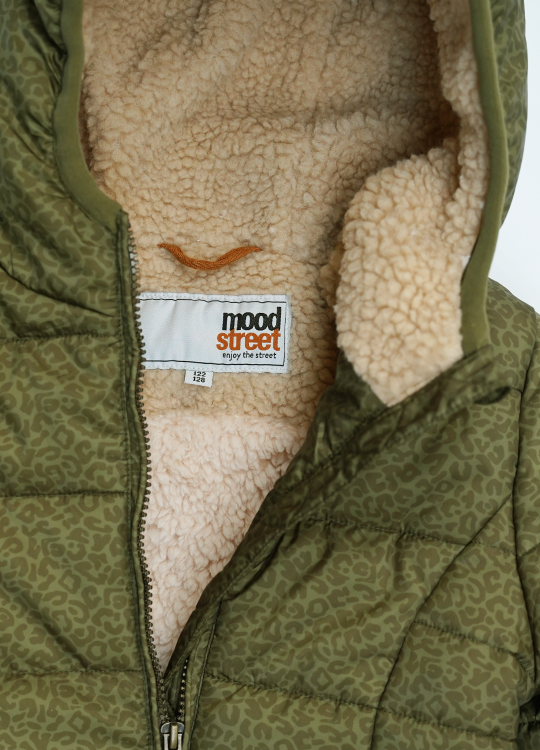 Gewatteerde Jas Met Klein Printje