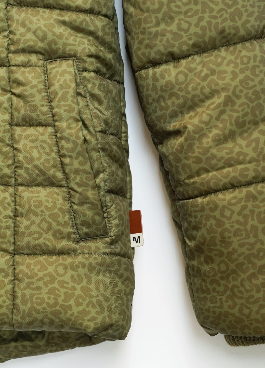 Gewatteerde Jas Met Klein Printje