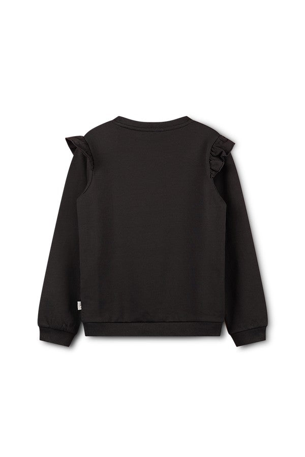 Zwarte Sweater Met Borduur