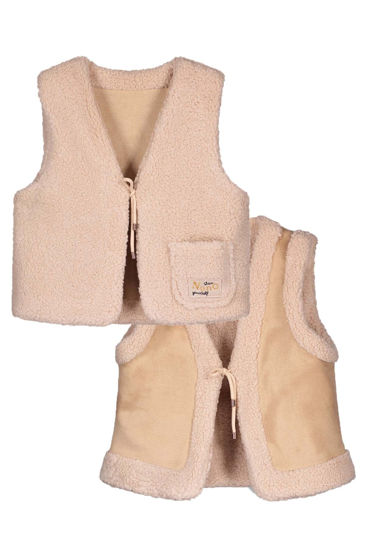 Kalia Reversible Teddy/Suede Gilet