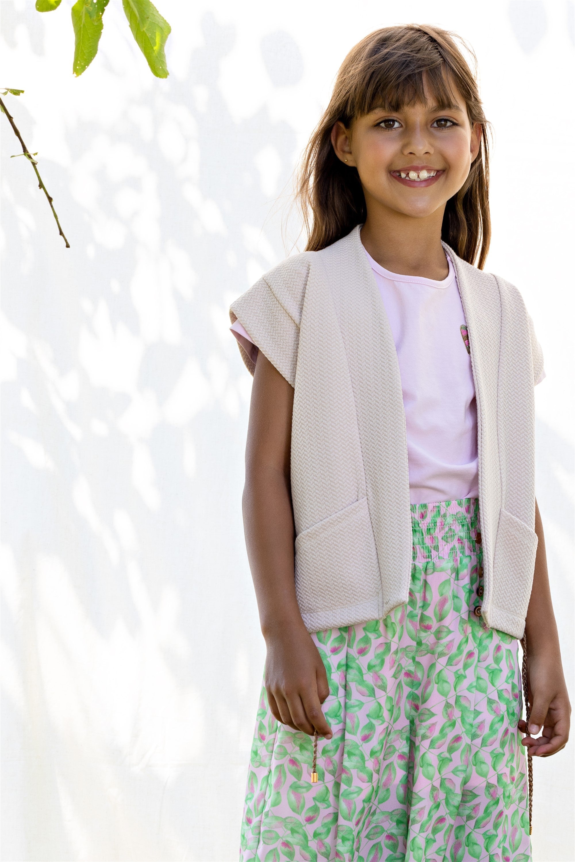 Sofia Geprinte Culotte Roze