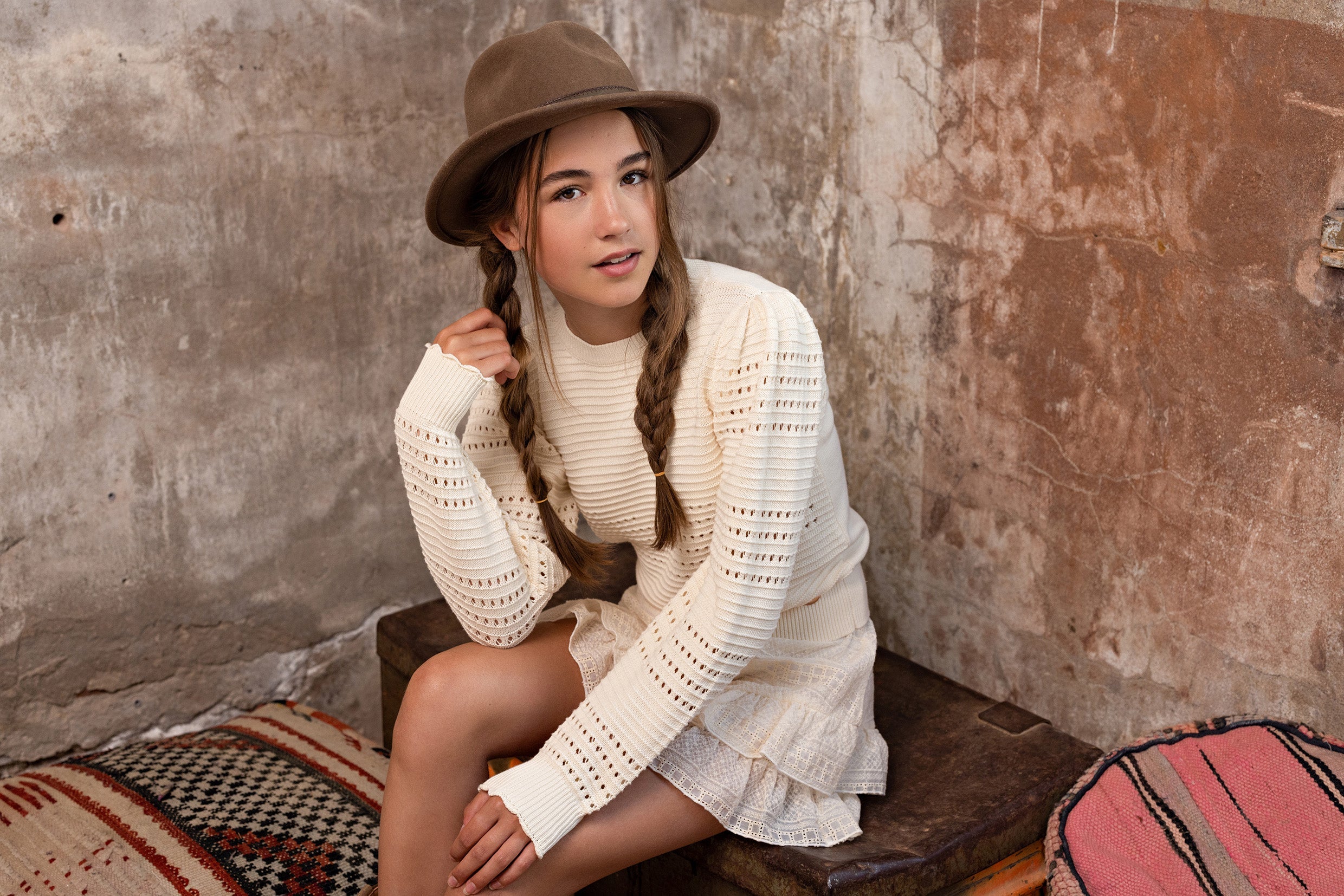 Naia Rok Chiffon Ivoor