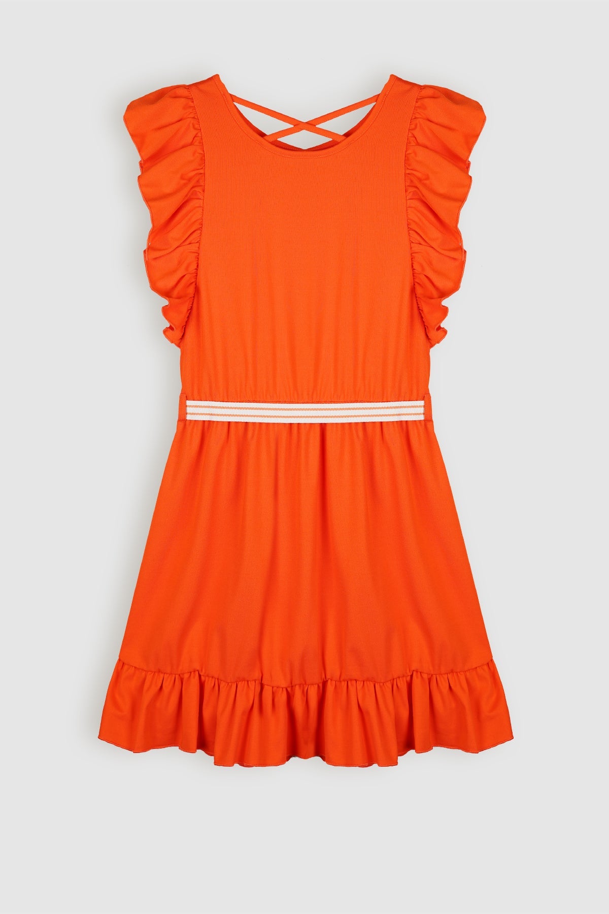 Moia Interlock Jurk Rood