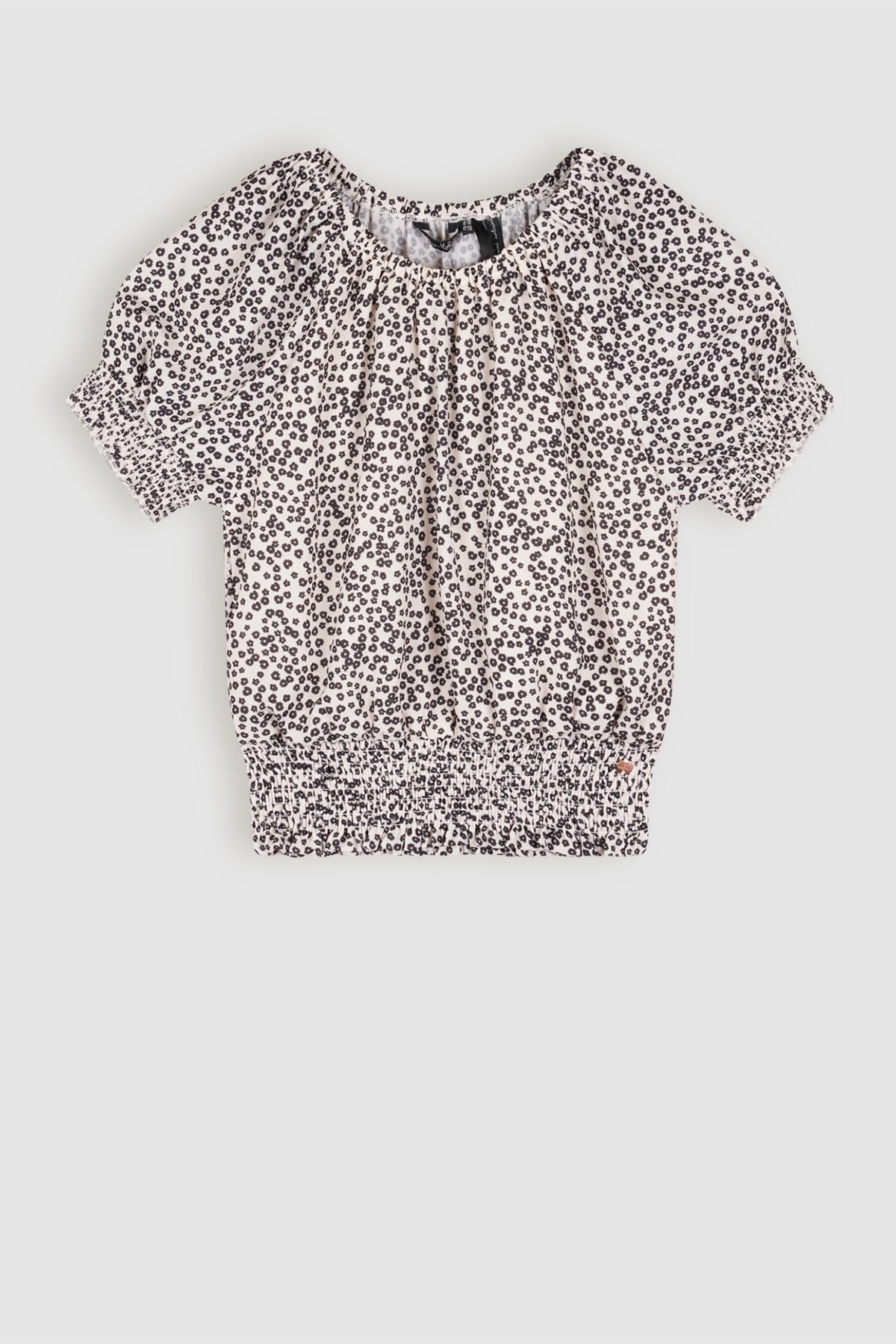 Tami Gebloemde Blouse Ivoor