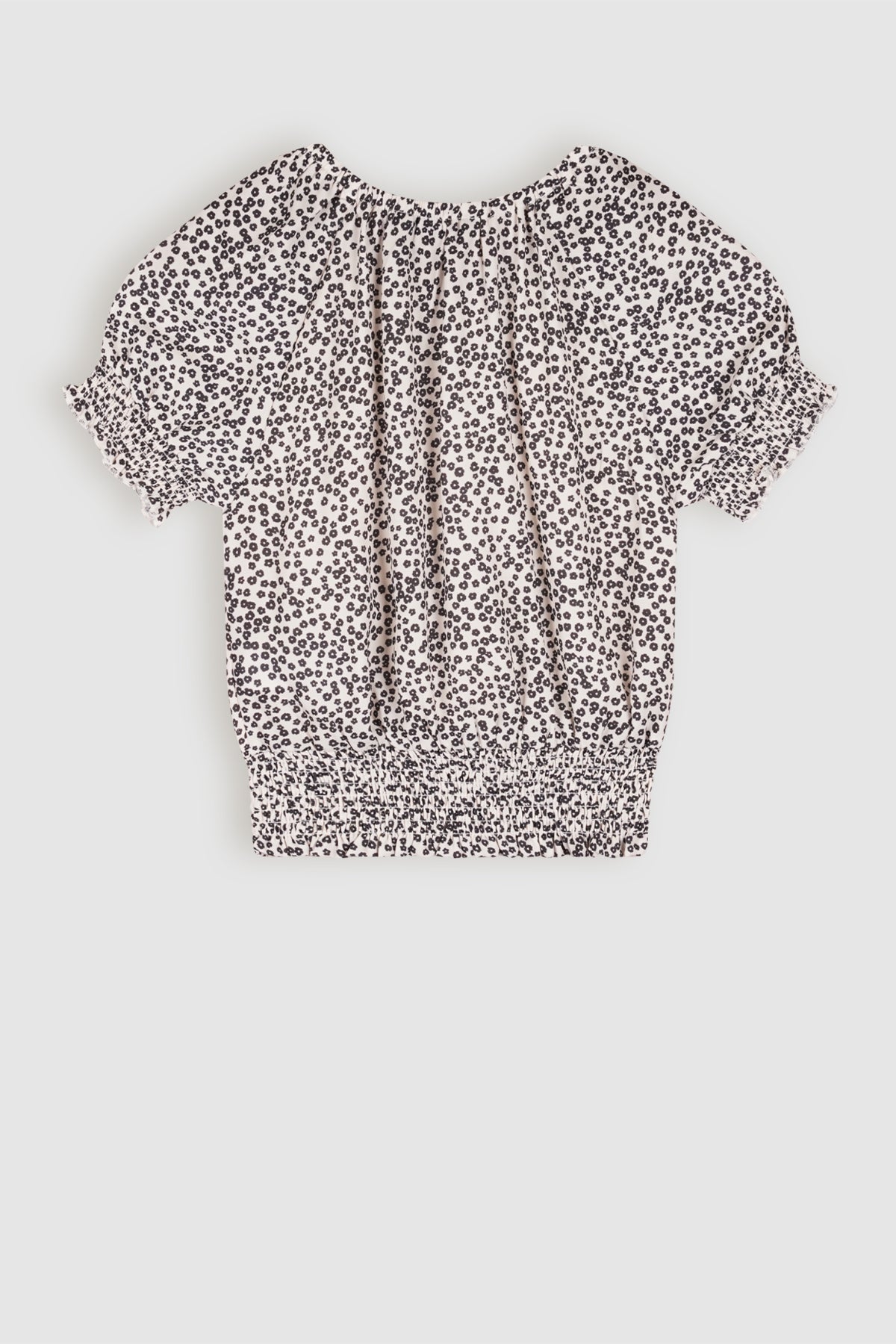 Tami Gebloemde Blouse Ivoor