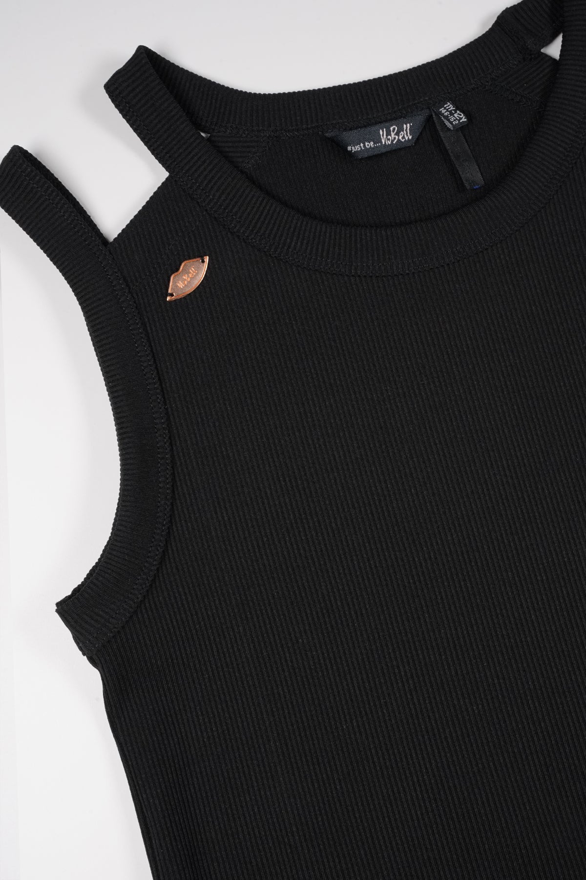 Kandy Crop Singlet Zwart