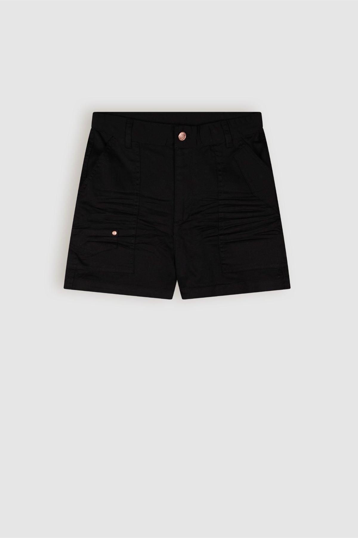Simoa Twill Short Zwart