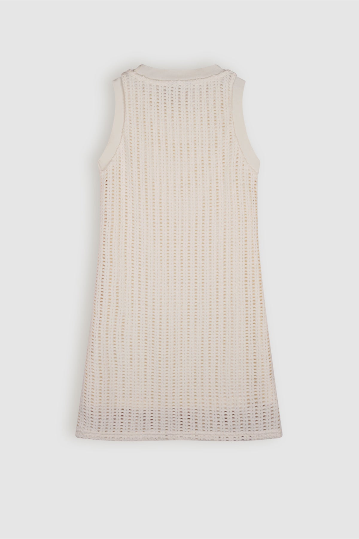 Matis Crochet Jurk Ivoor