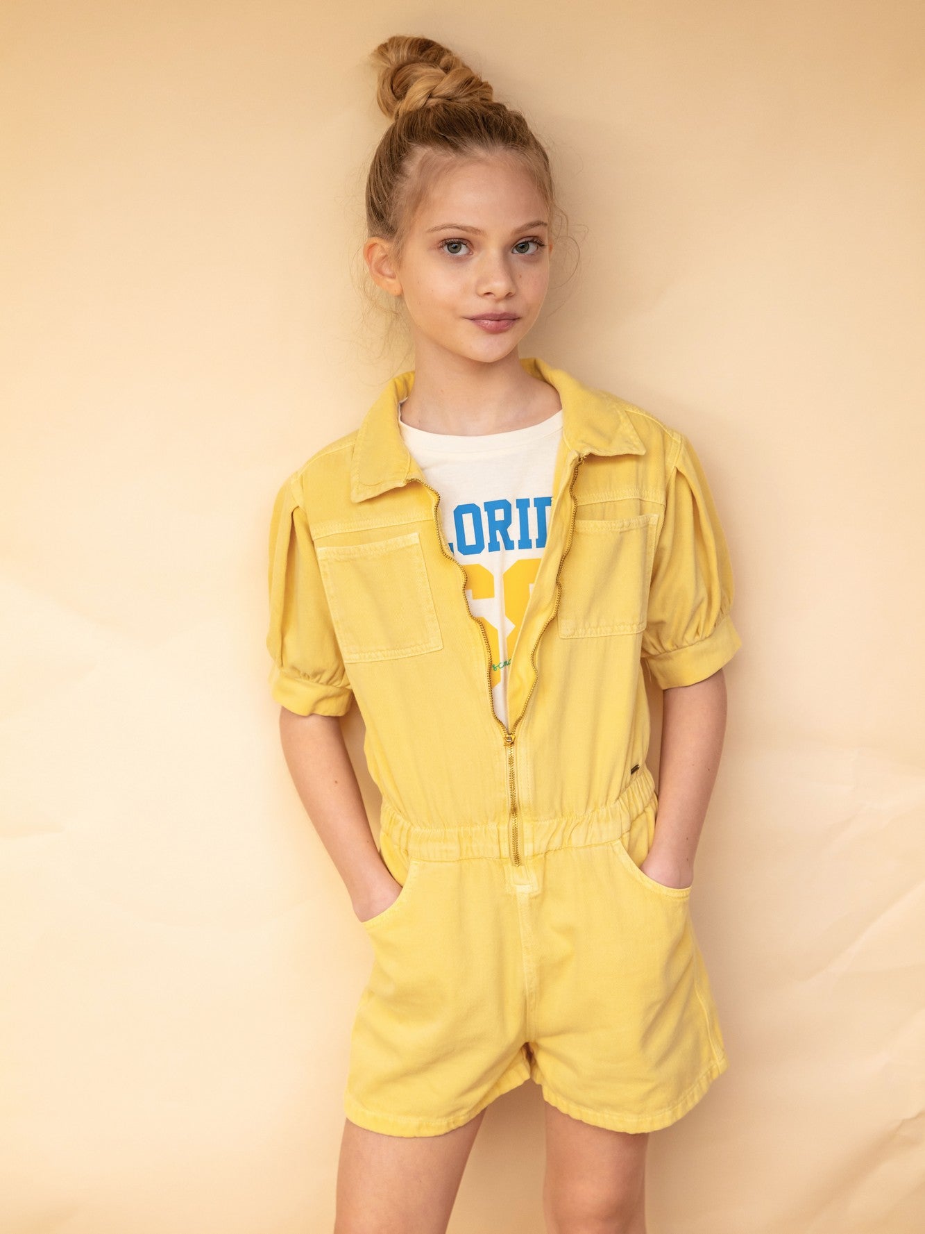 Luna Twill Playsuit La Grange