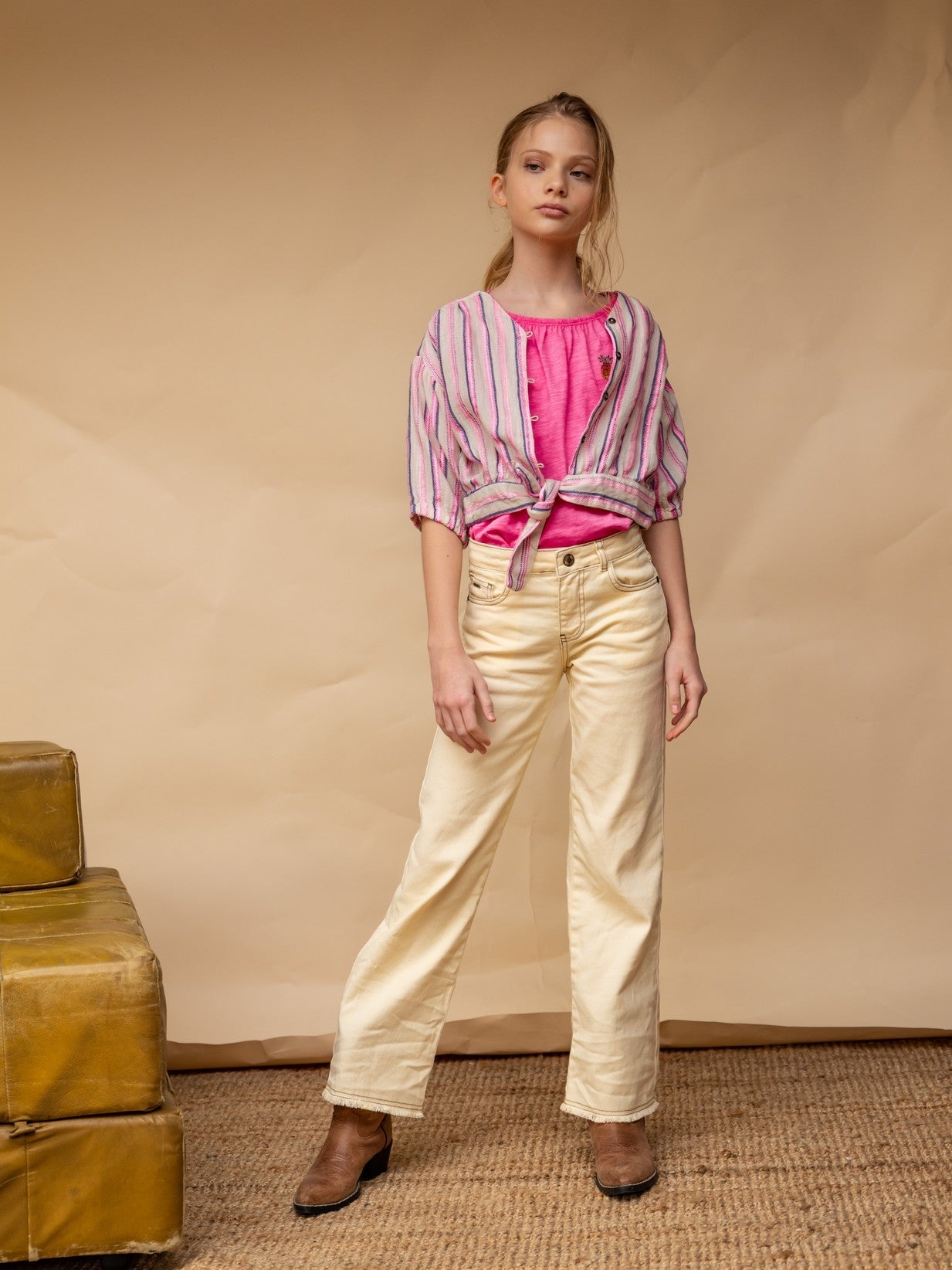 Luna Denim Wide Leg Pants Judy