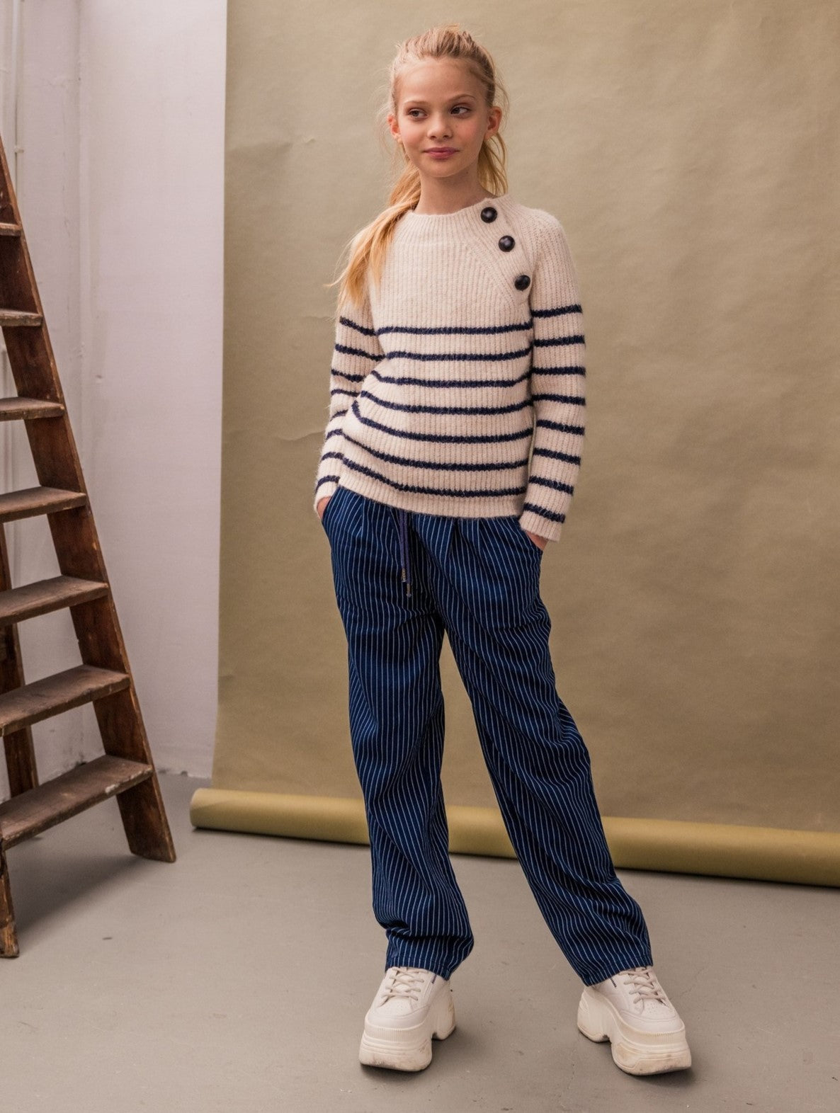 Broek THELMA STRIPE - mooiemerken.nl