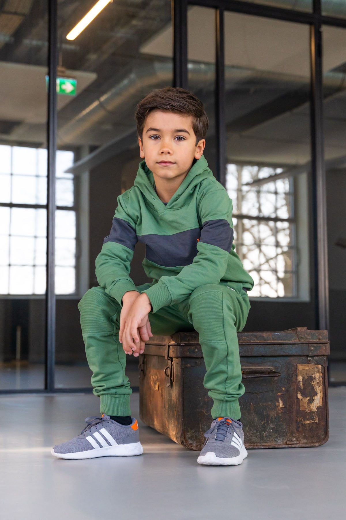 Hoodie Hidde Olive - TYGO&vito