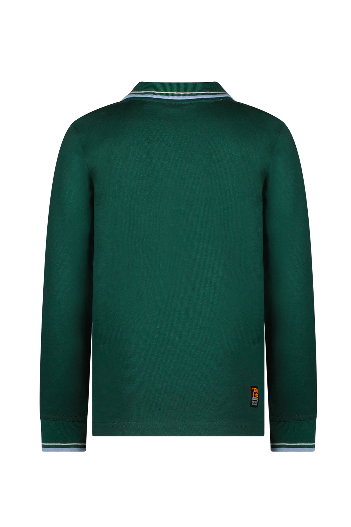 Polo T-Shirt Lange Mouw Milano Dark Green - TYGO&vito