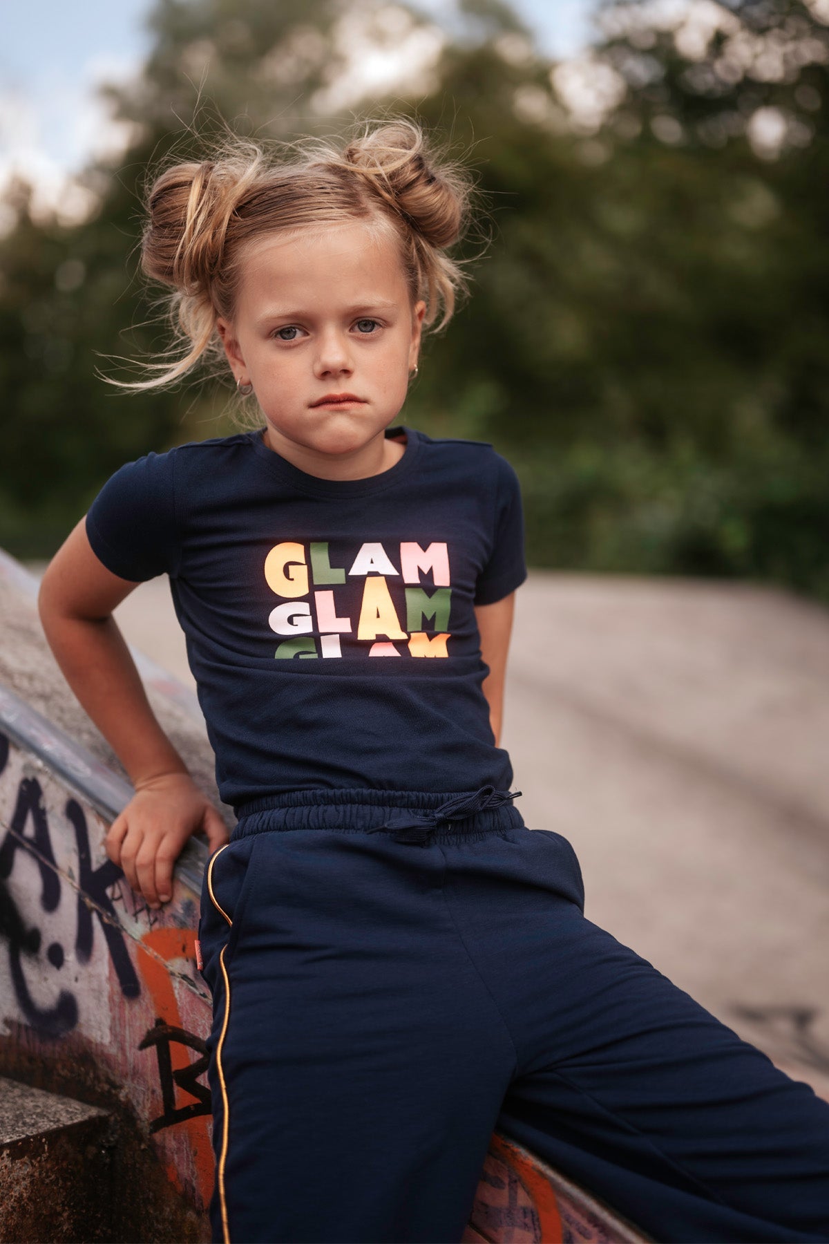 T-Shirt Jayla Donker Blauw - TYGO&vito