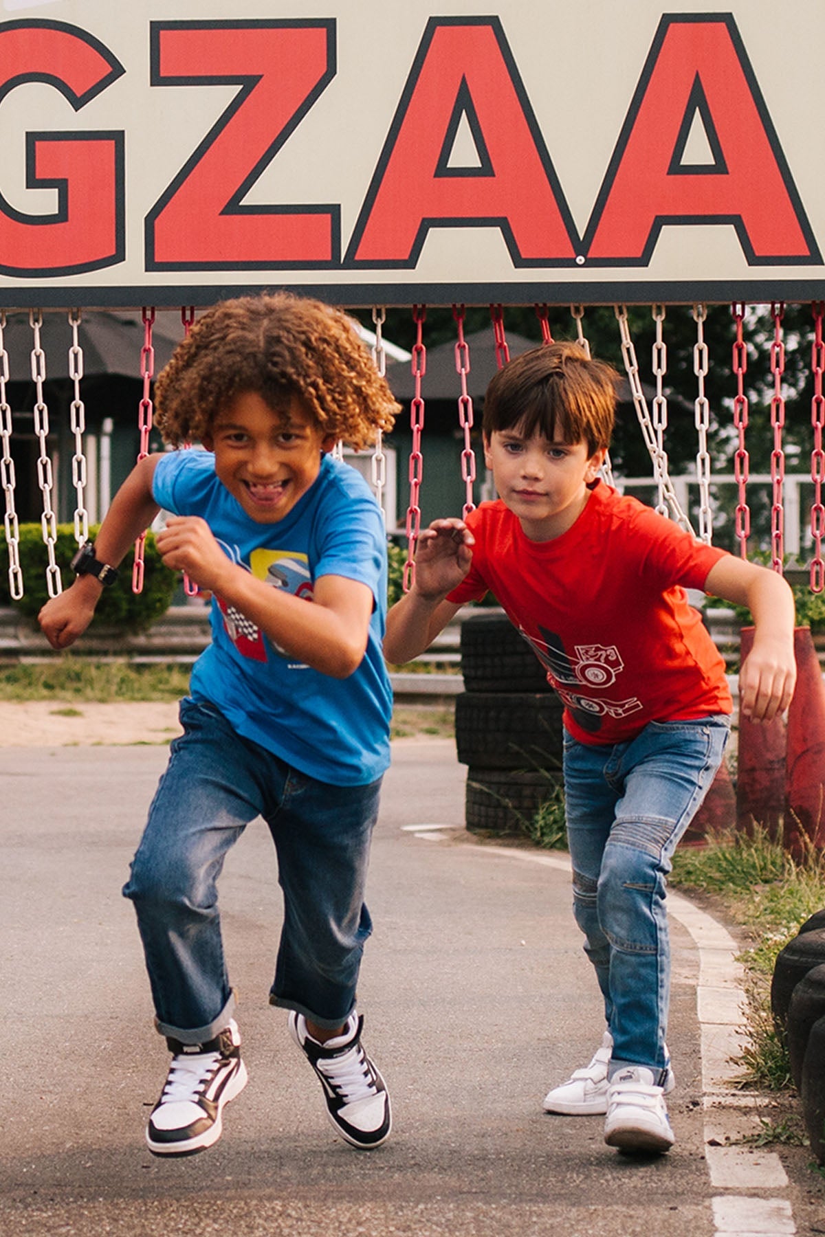 T-Shirt Joël Fel Blauw - TYGO&vito