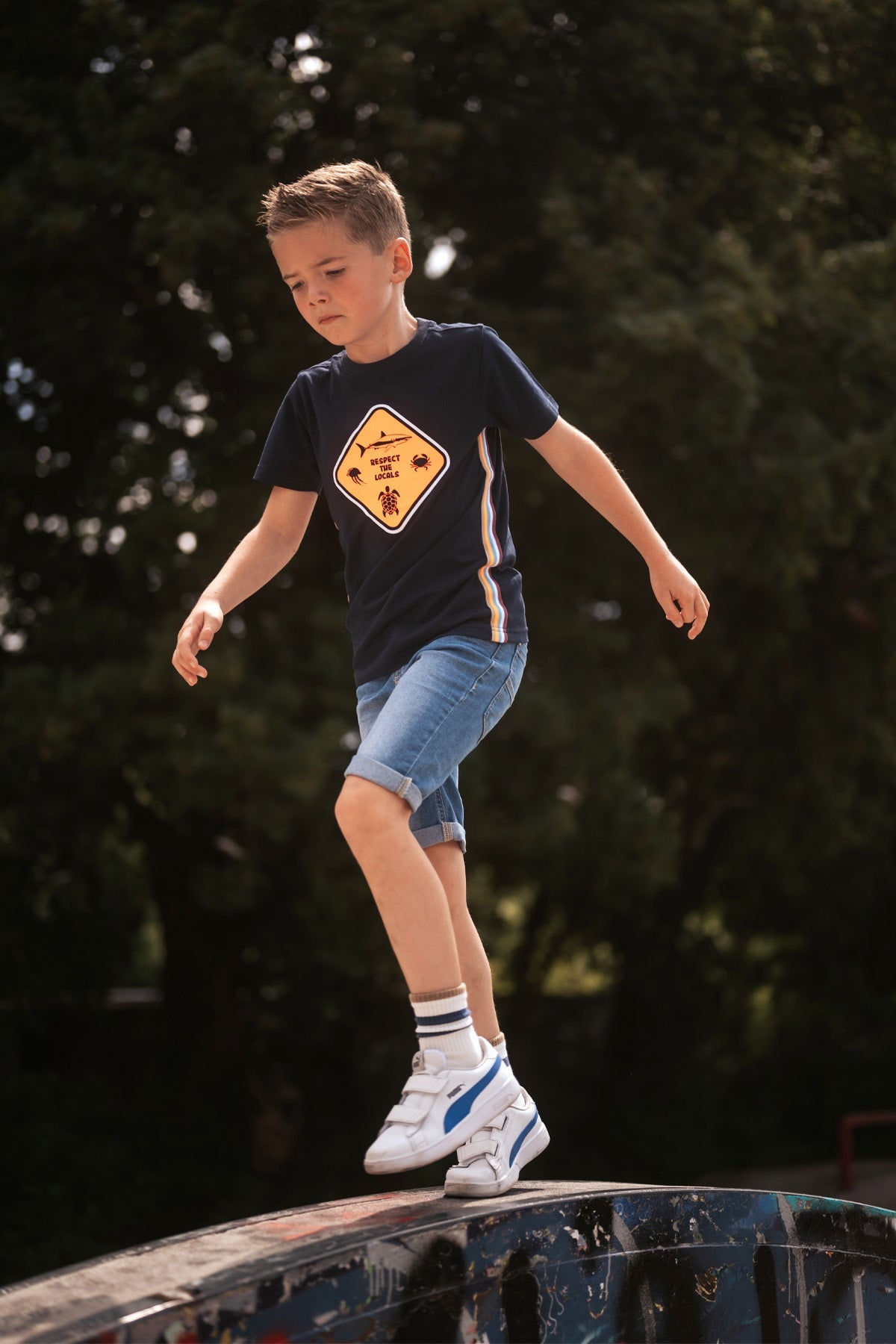 T-Shirt Wessel Donker Blauw - TYGO&vito