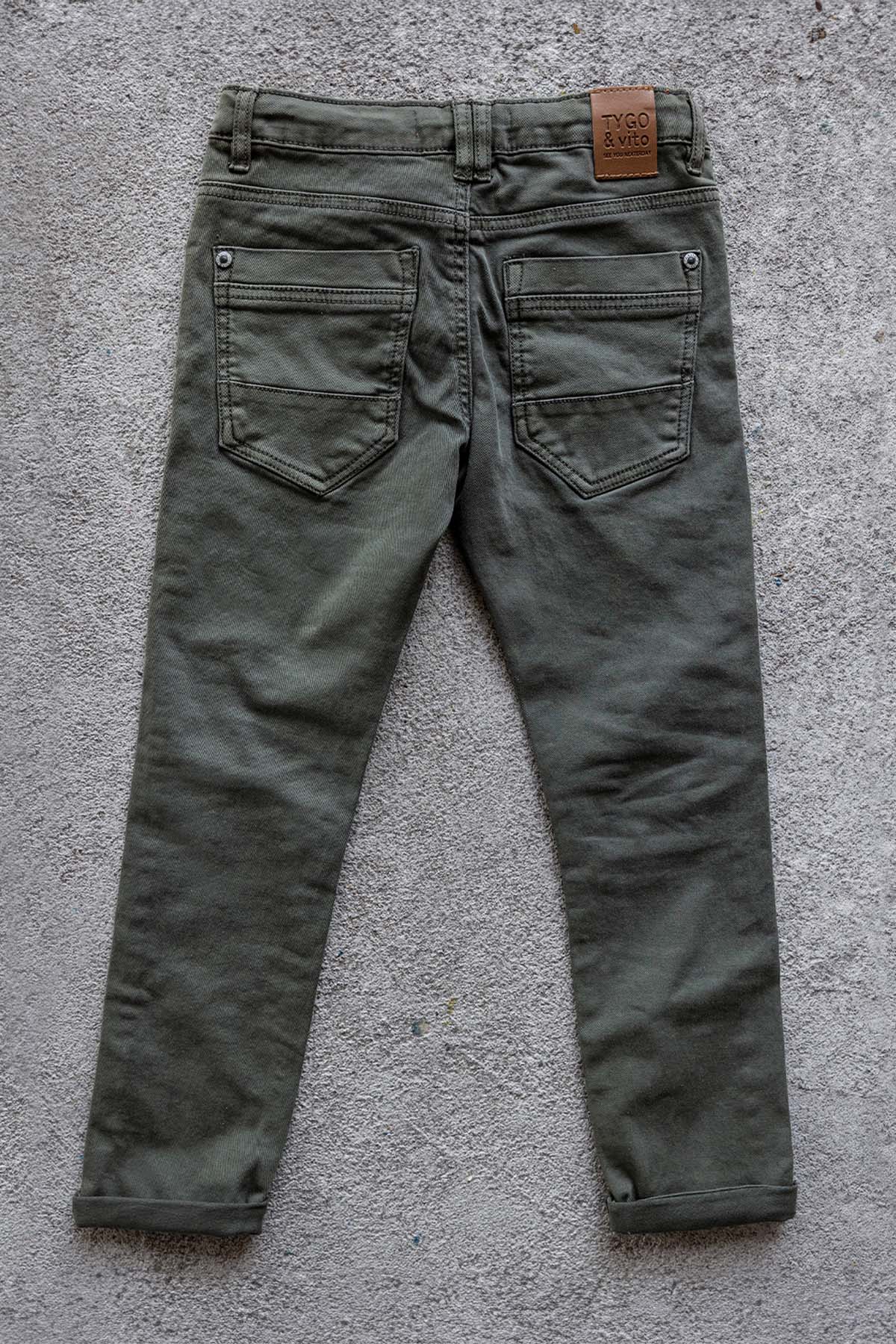 Skinny Fit Jeans Dark Army - TYGO&vito