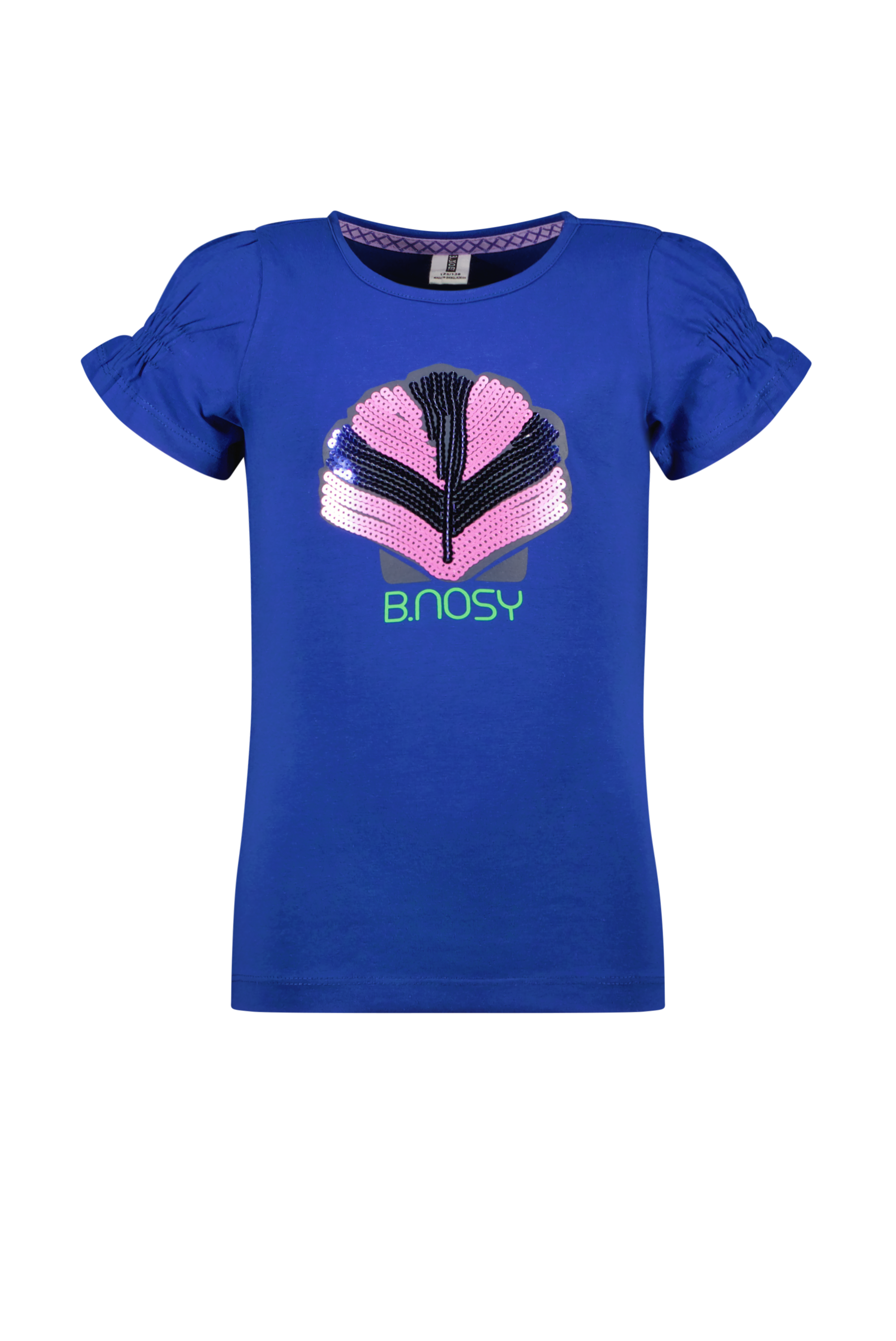 B.Nosy Girls Ss Shirt W/ Sequinces Artwork