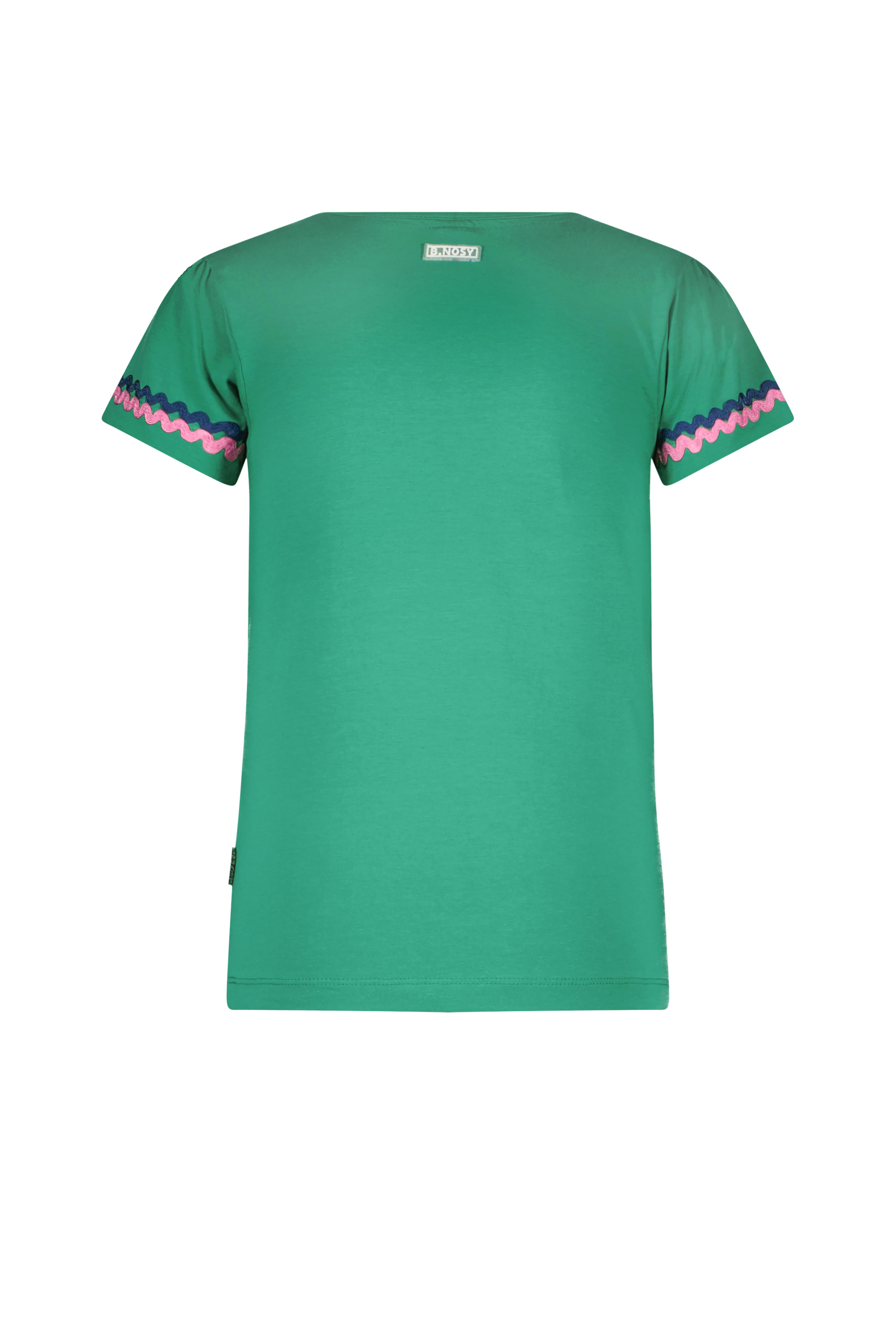 B.Nosy Girls Shirt W/ Print. Tape At Sleeve