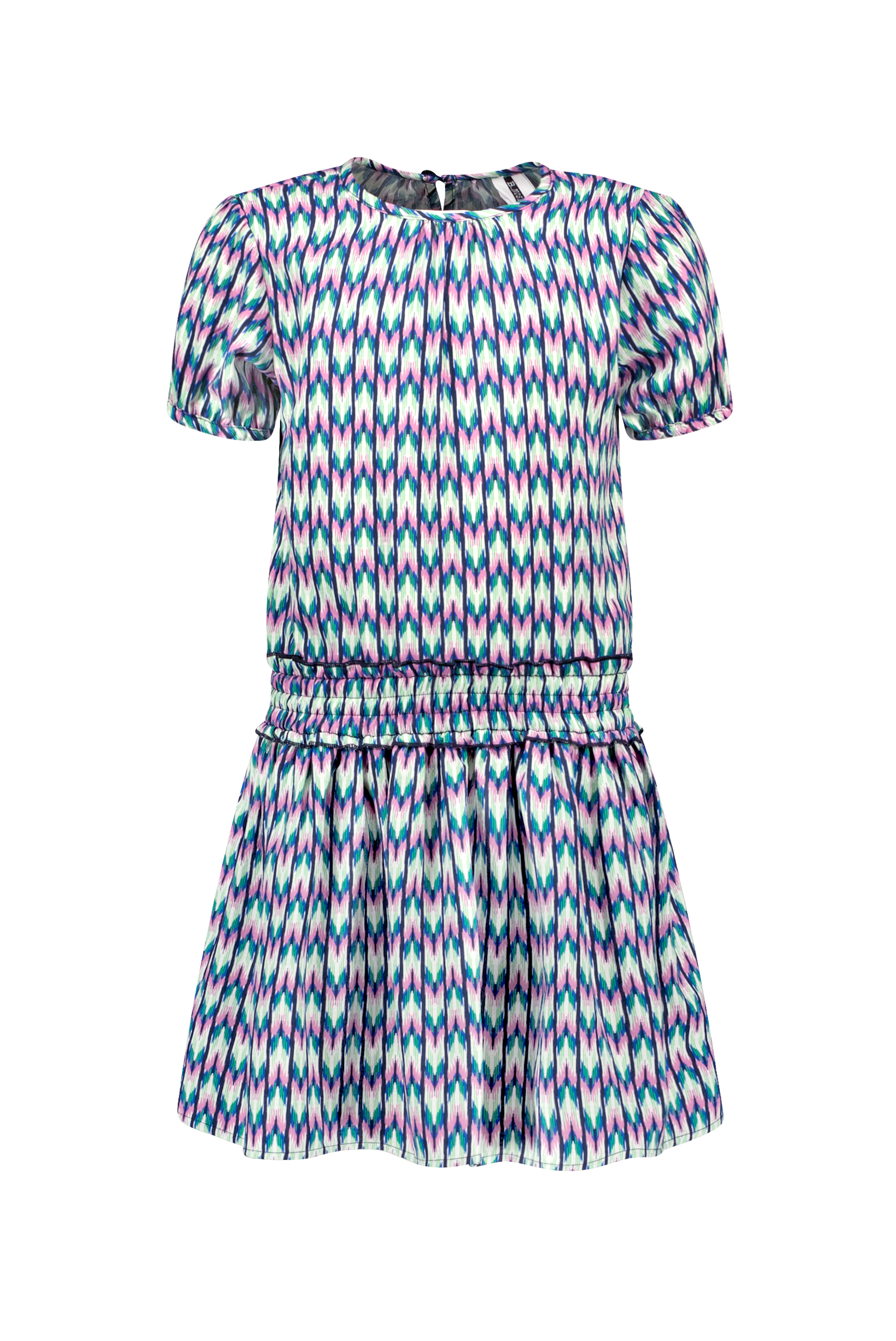 B.Nosy Girls Dress W/ Short Sleeve