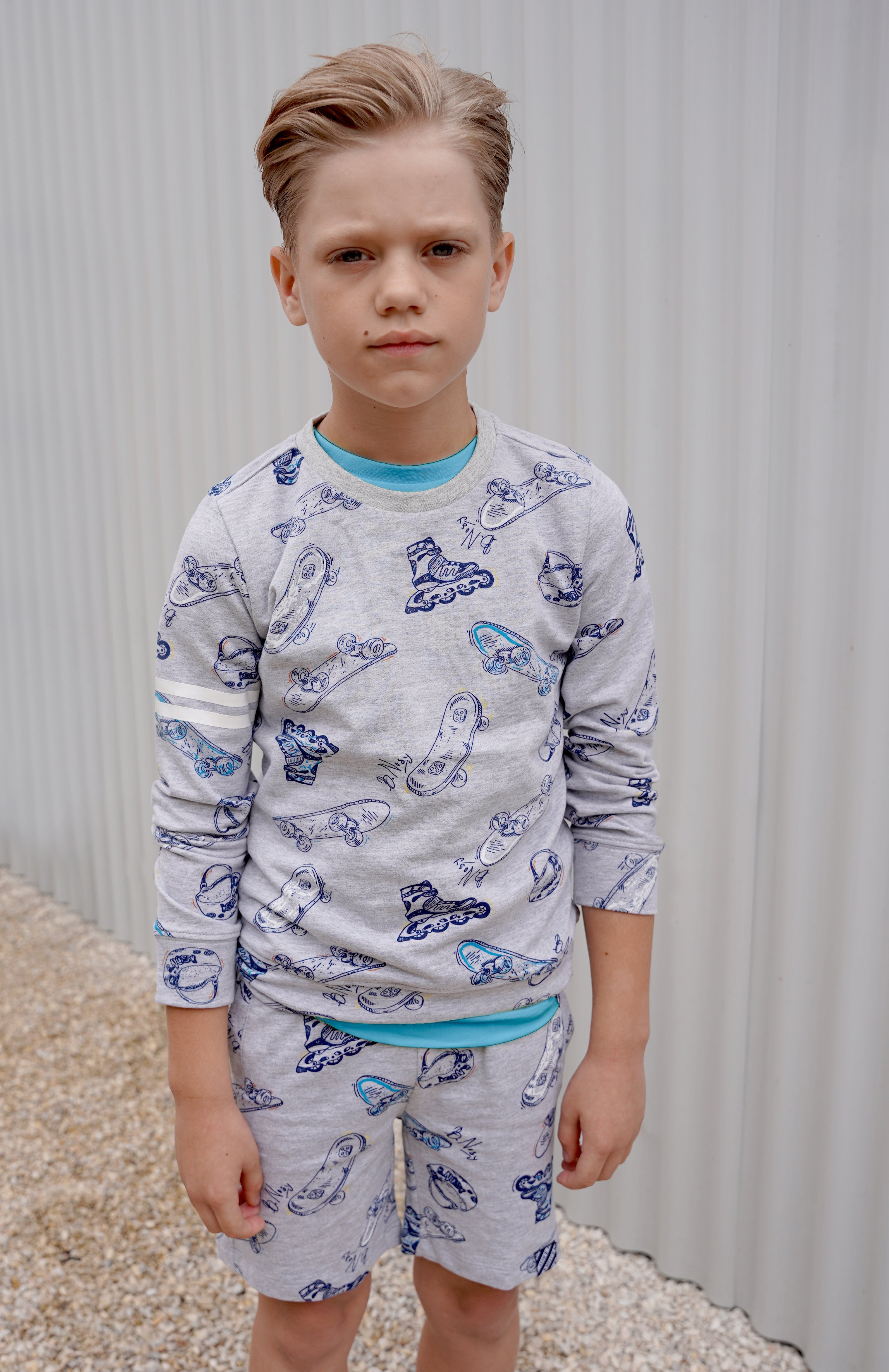 B.Nosy Boys Short Jog Denim Slip-On Pants