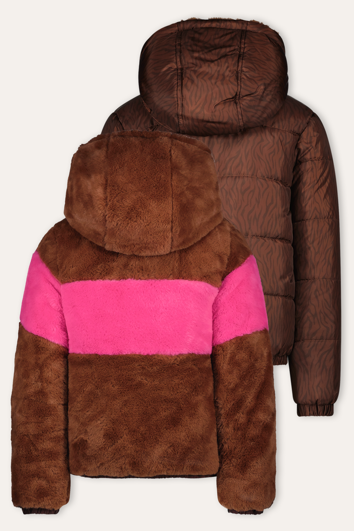 B.Nosy June Jacket Brown Tiger