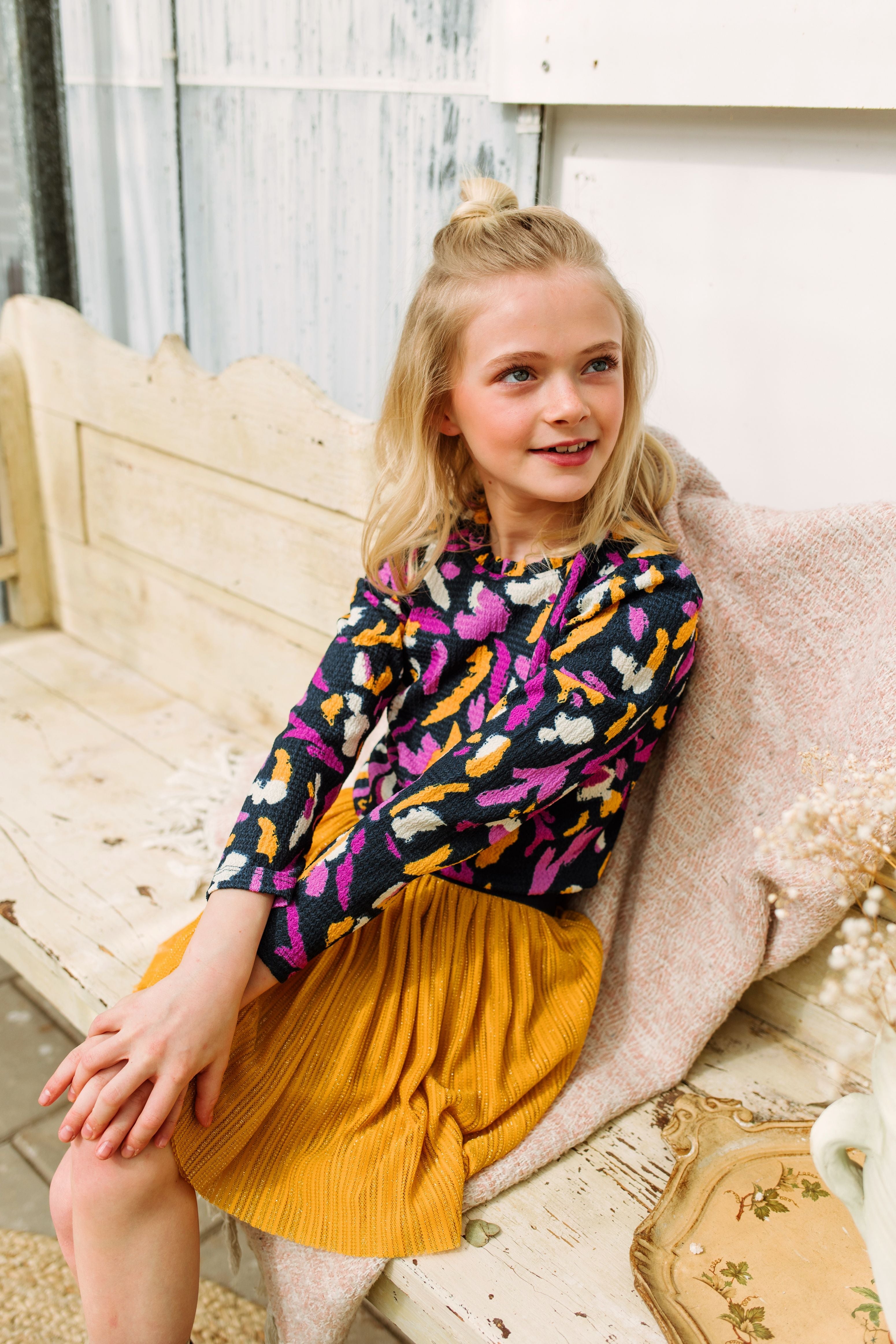 B.Nosy Fires Glitter Rok Geel