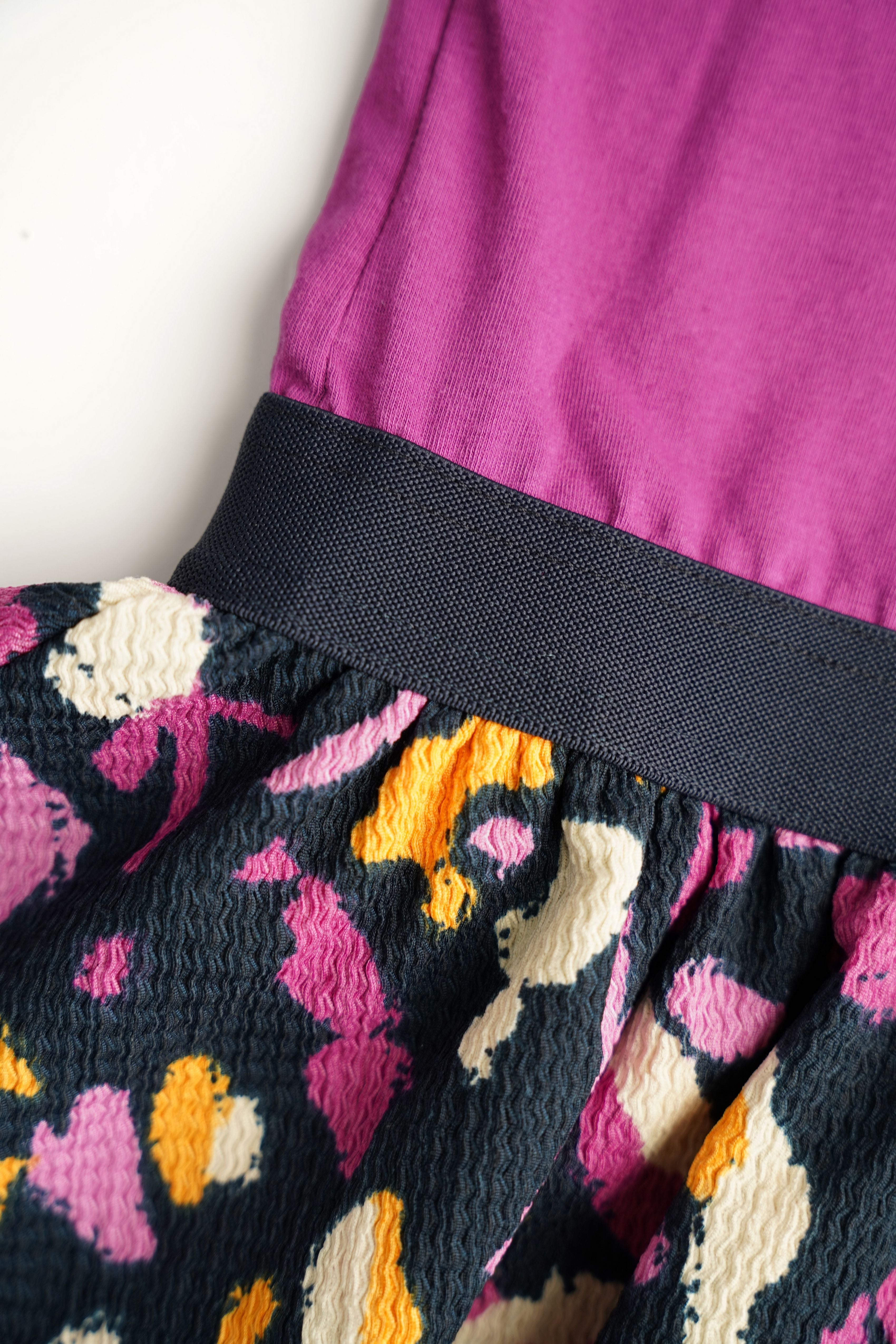 B.Nosy Fyke Jurk Paars-Multi