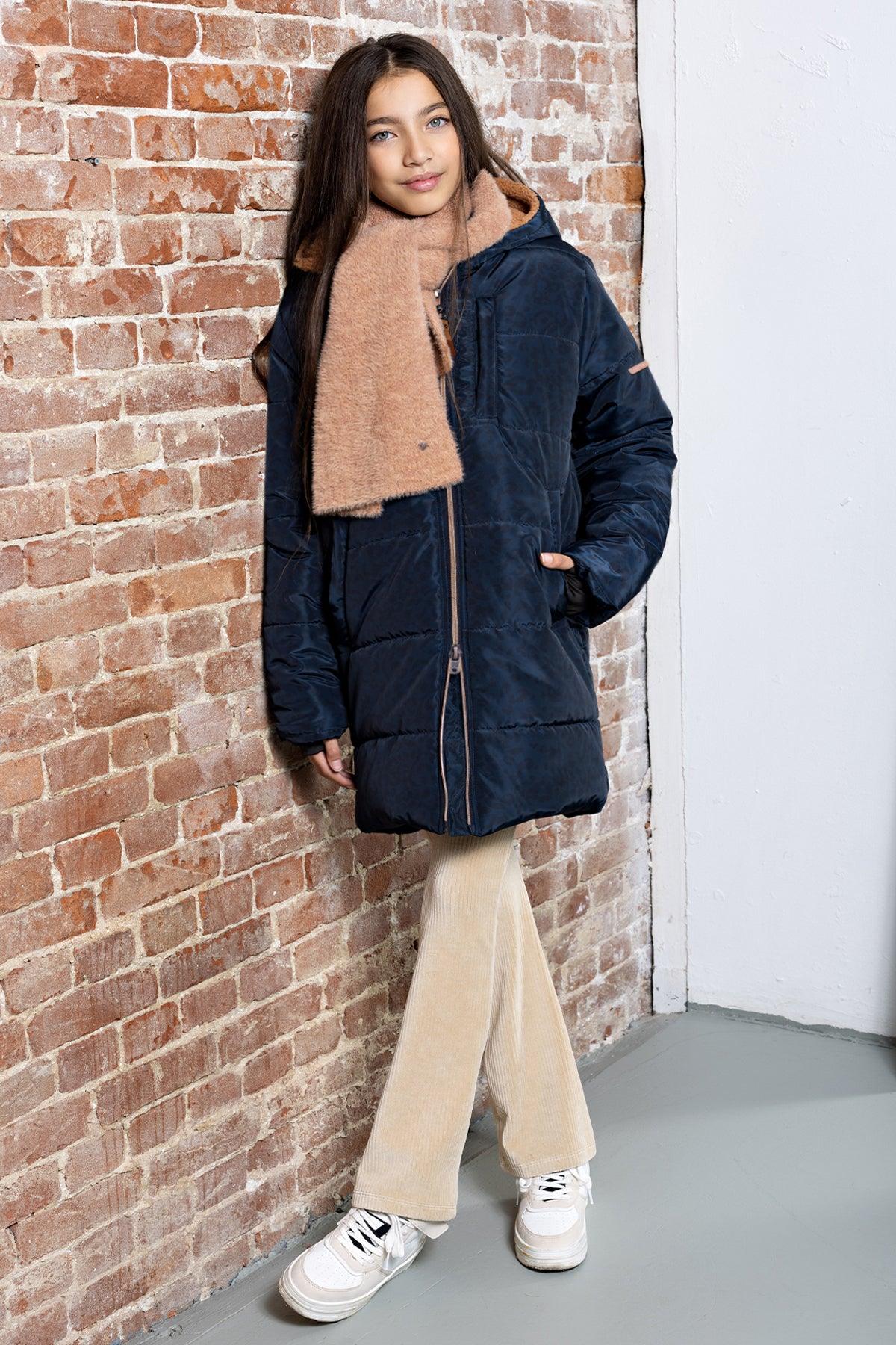 Baggy Animal Geprinte Winterjas - NoNo Kidswear