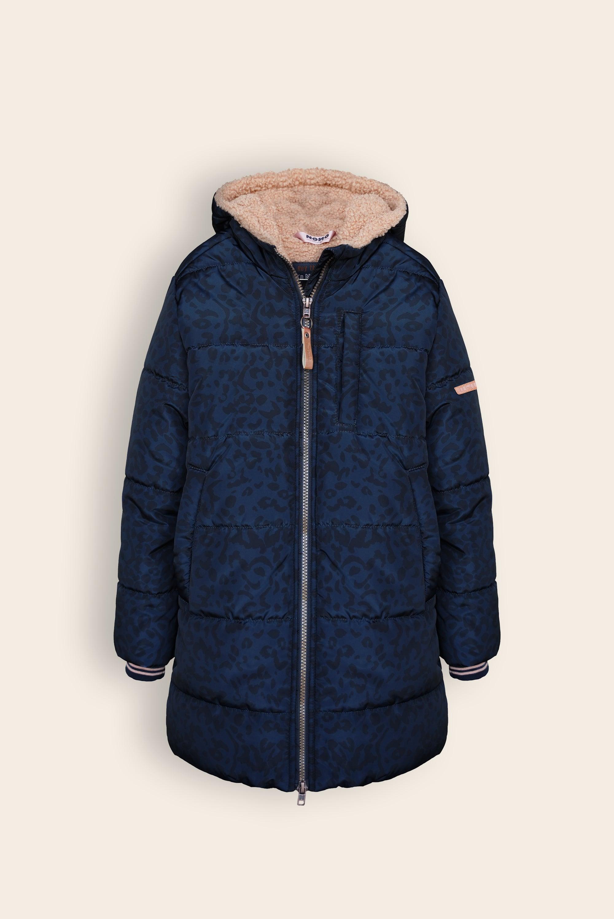 Baggy Animal Geprinte Winterjas - NoNo Kidswear