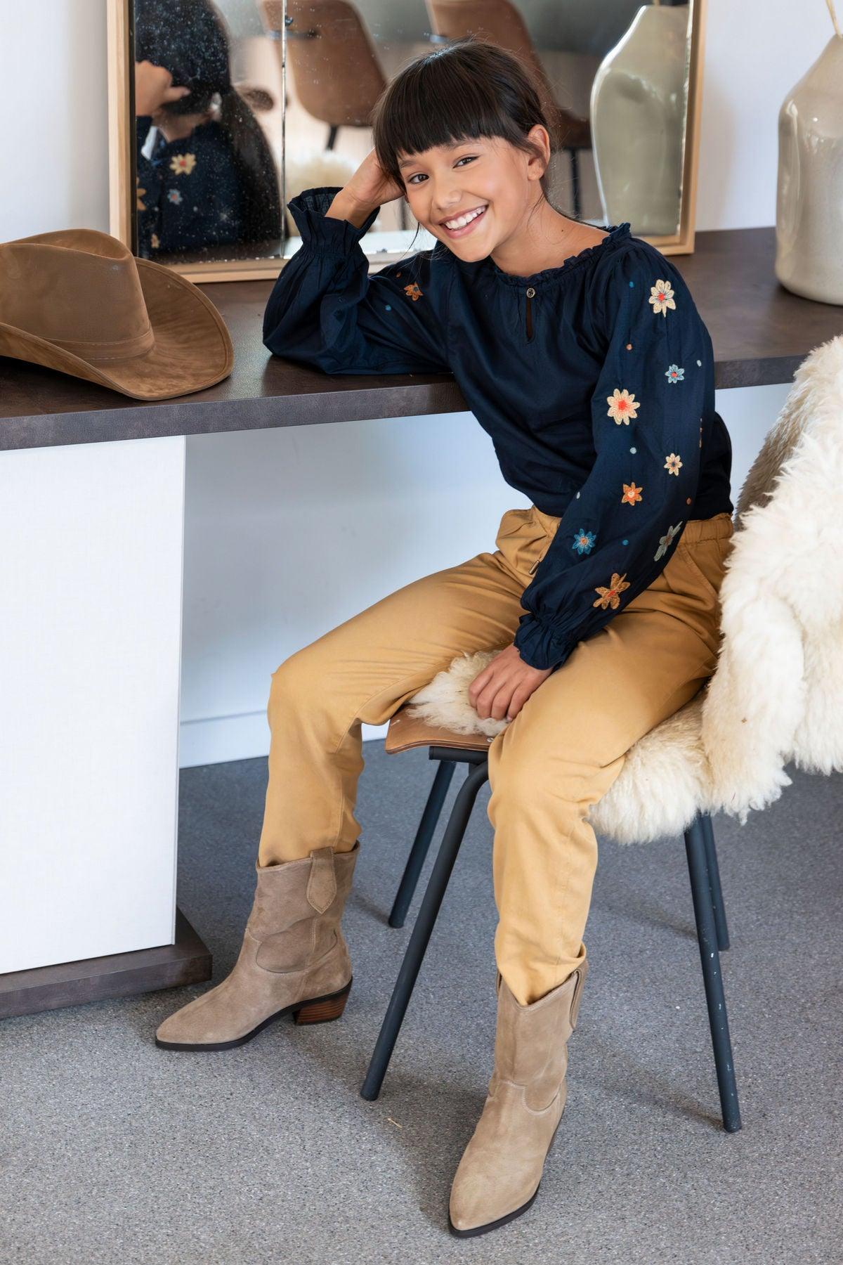 LikeFLO Blouse Carmen Navy - LikeFlo