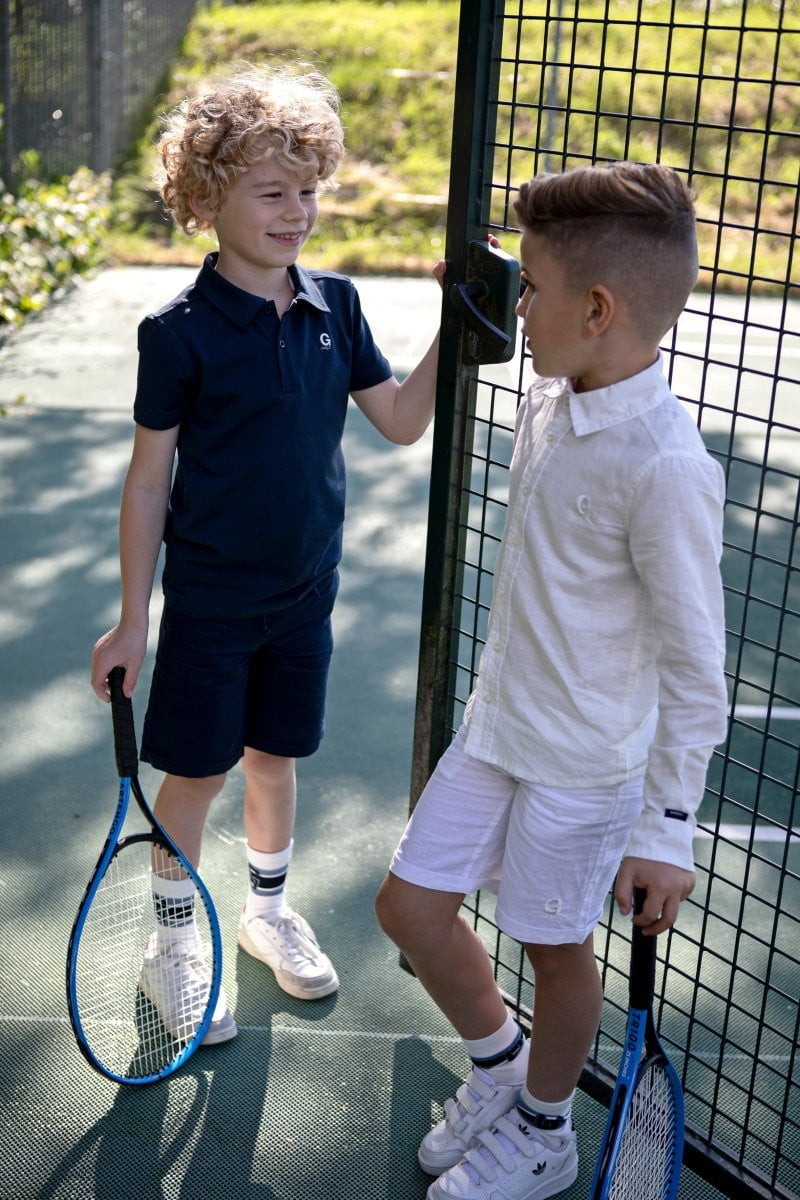 DEUCE GARÇON linen short - Le Chic Fashion